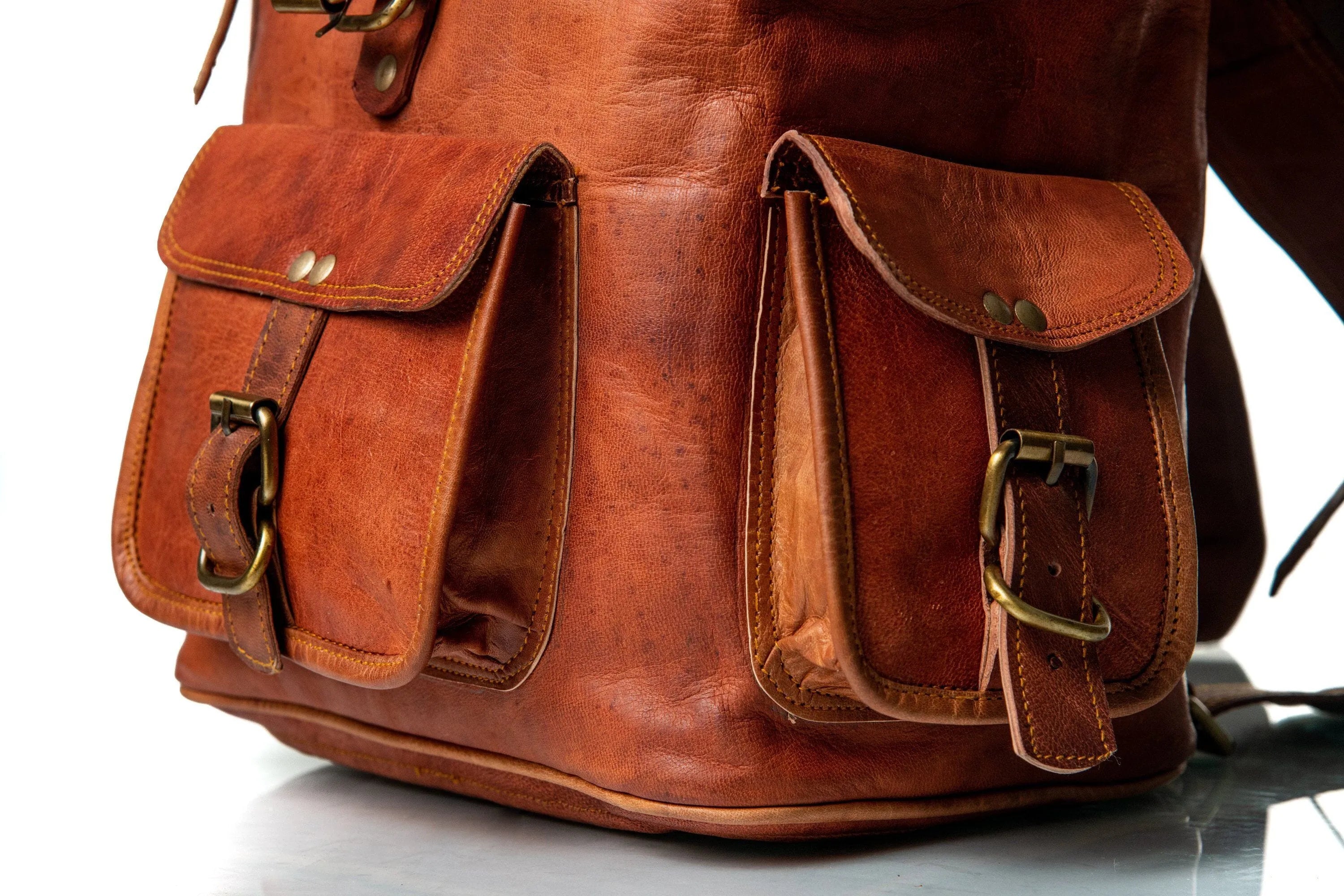 The Alvarado Tanned Backpack