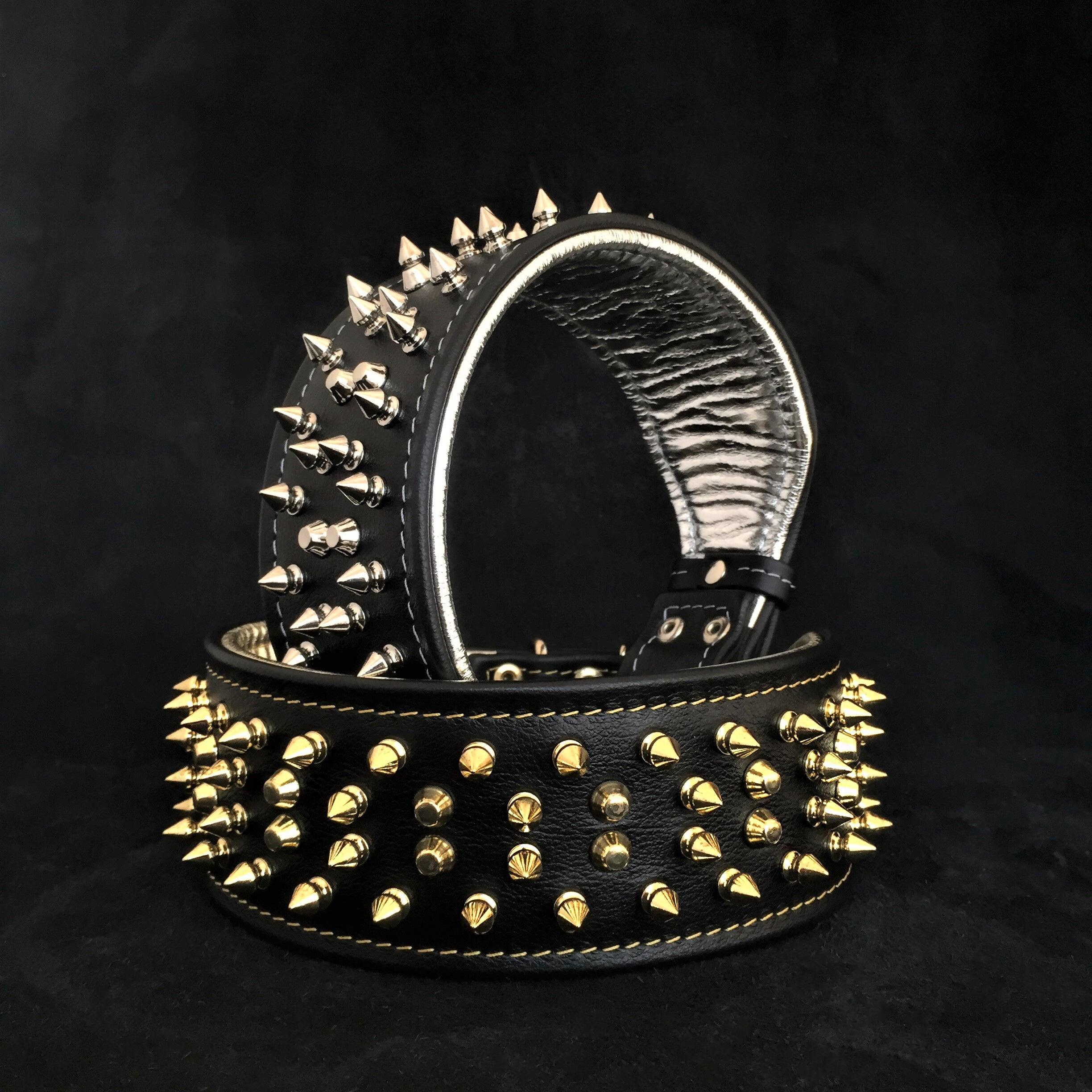 The "Crown" Dog Collar. Black