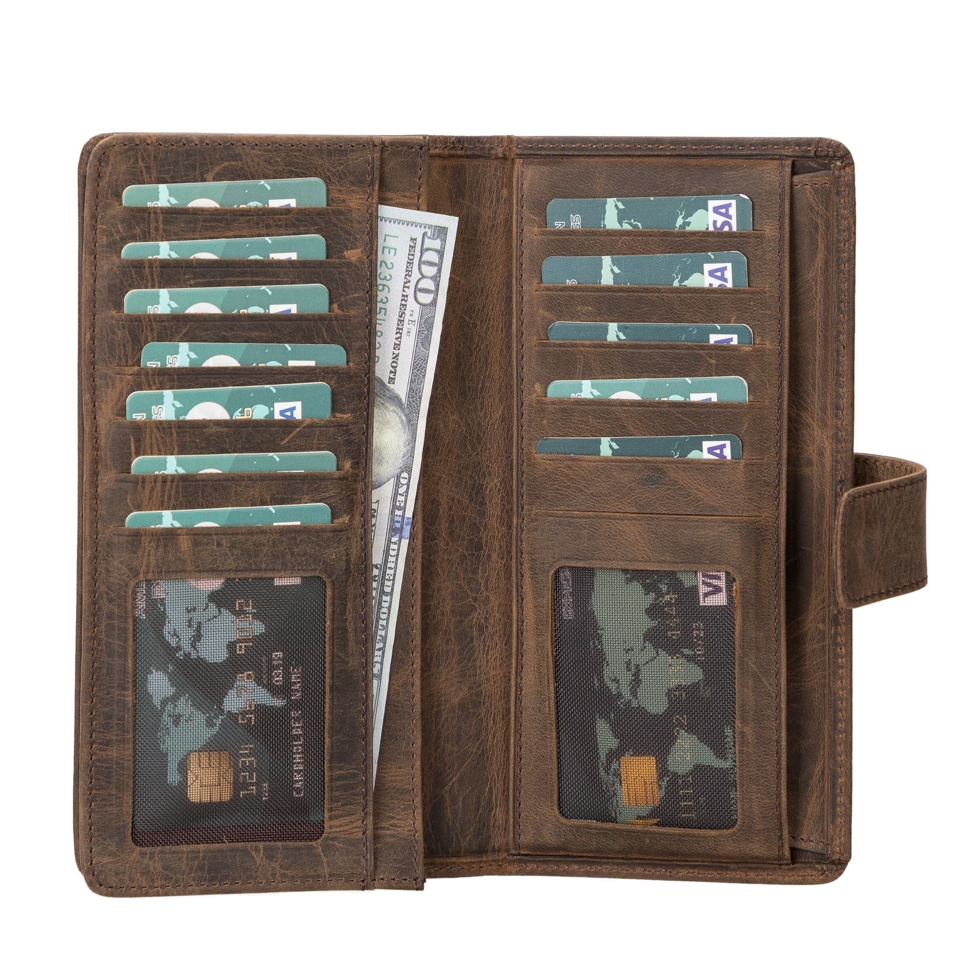Lander Leather Phone Wallet and Multiple Card Holder for Women