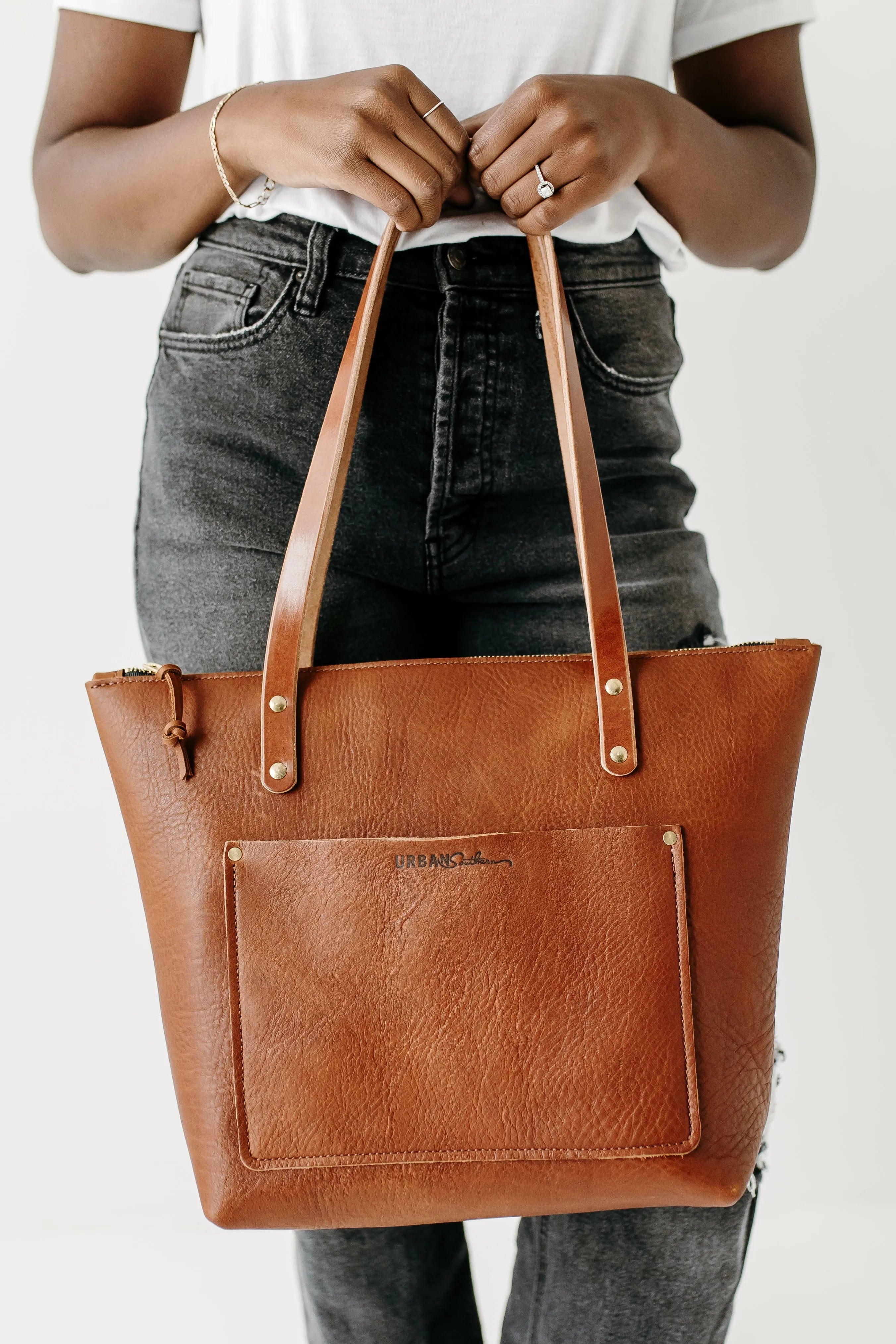 Urban Zipper Tote Bag