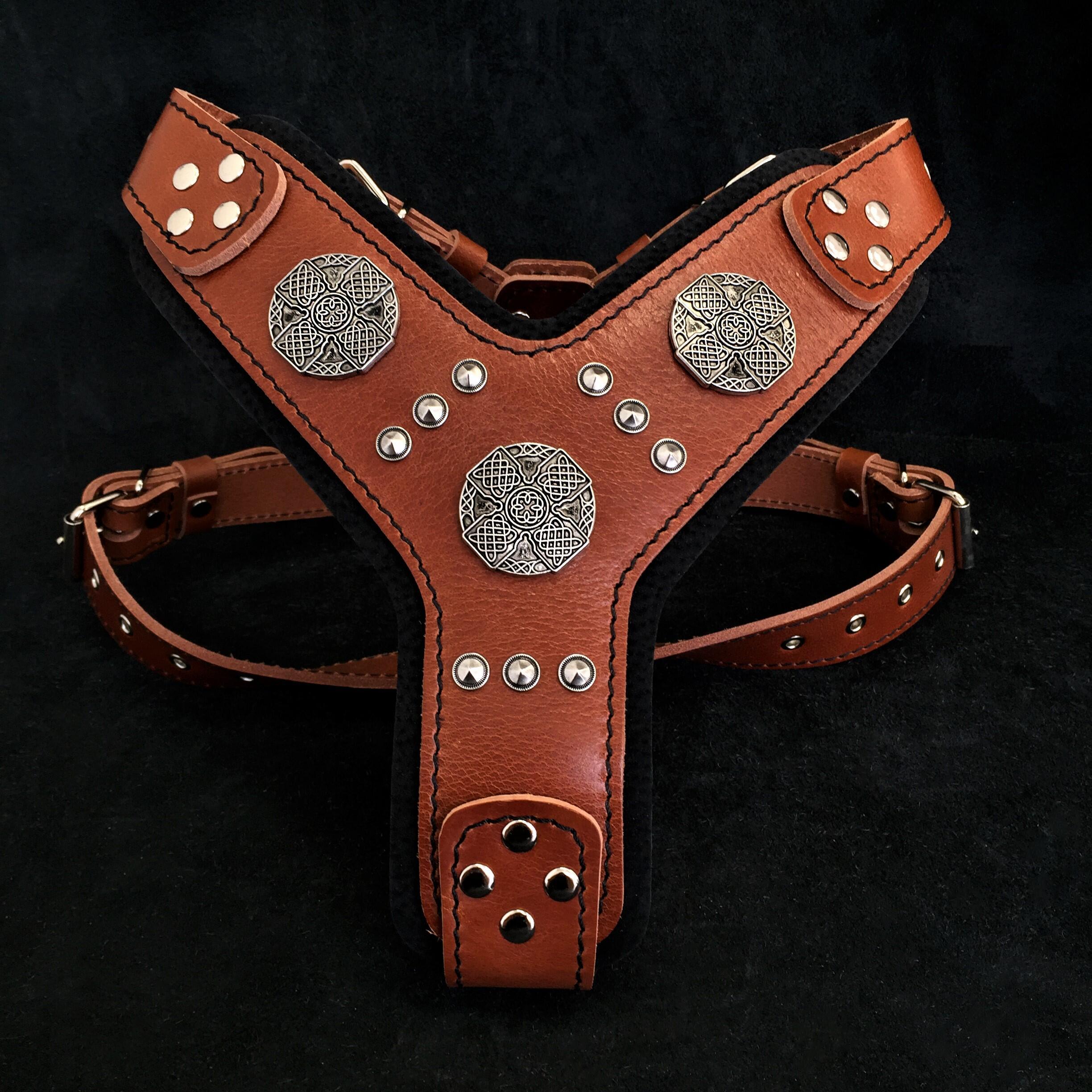 The "Maximus" Silver Dog Harness