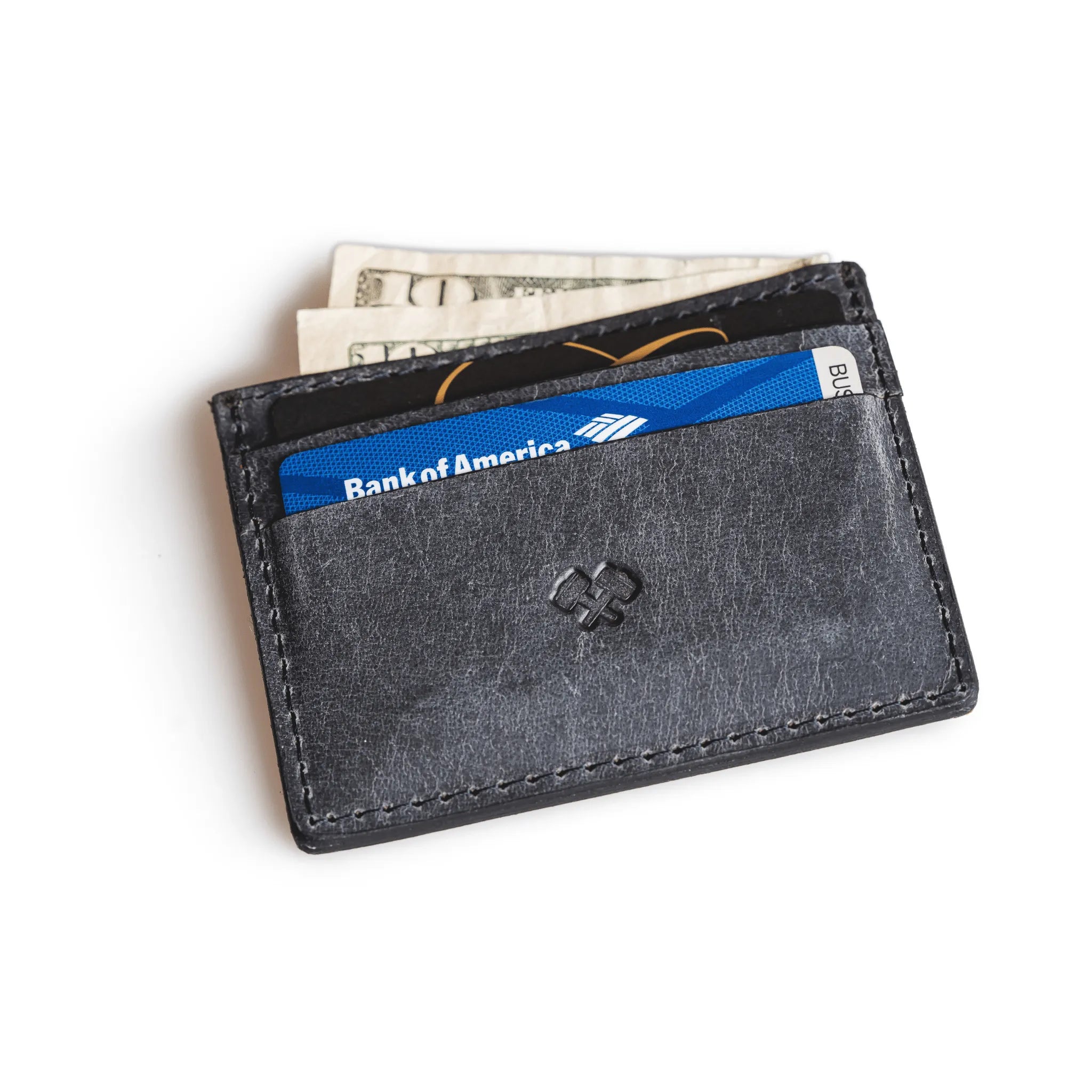 Men's Slim Front Pocket Wallet with 5 Slots