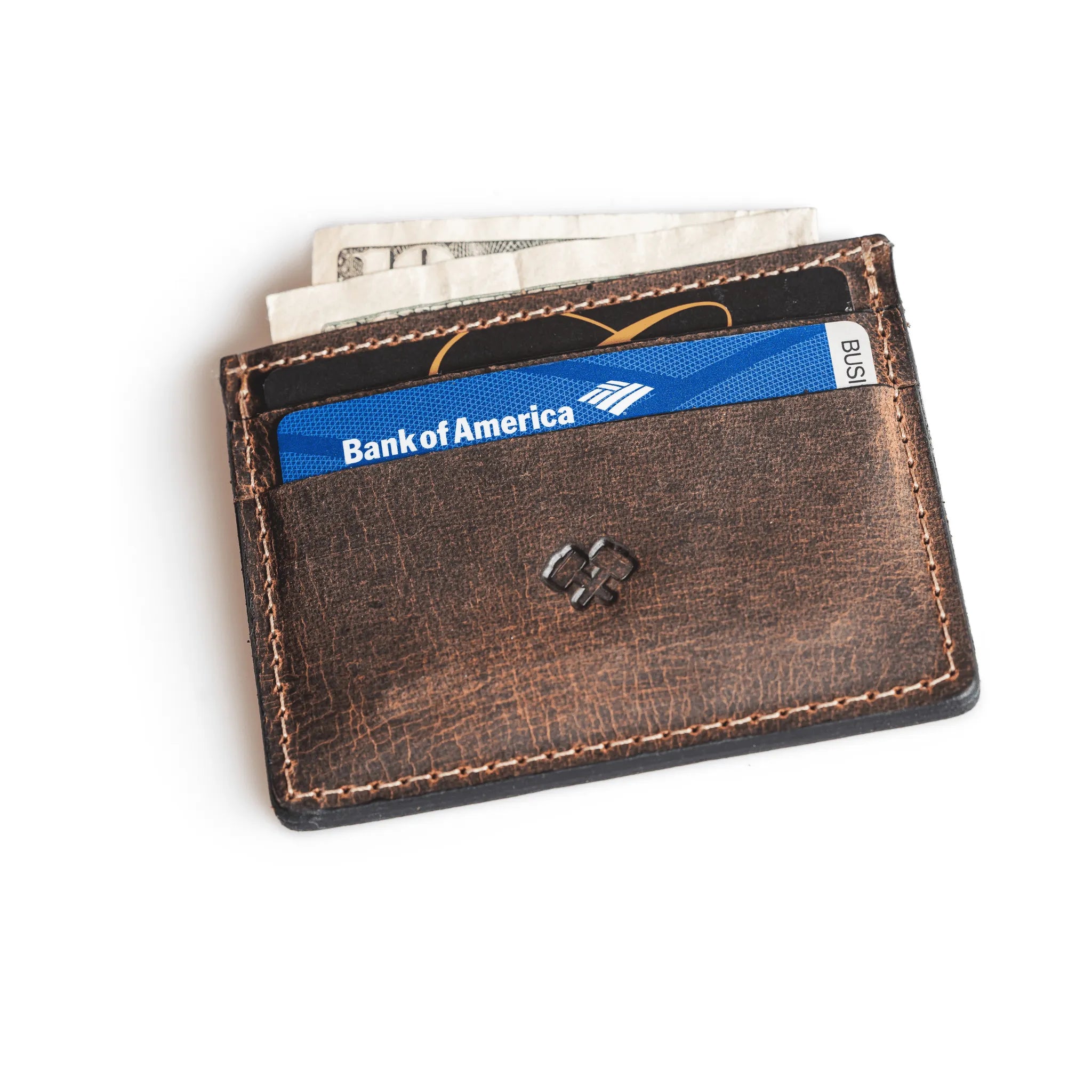Men's Slim Front Pocket Wallet with 5 Slots