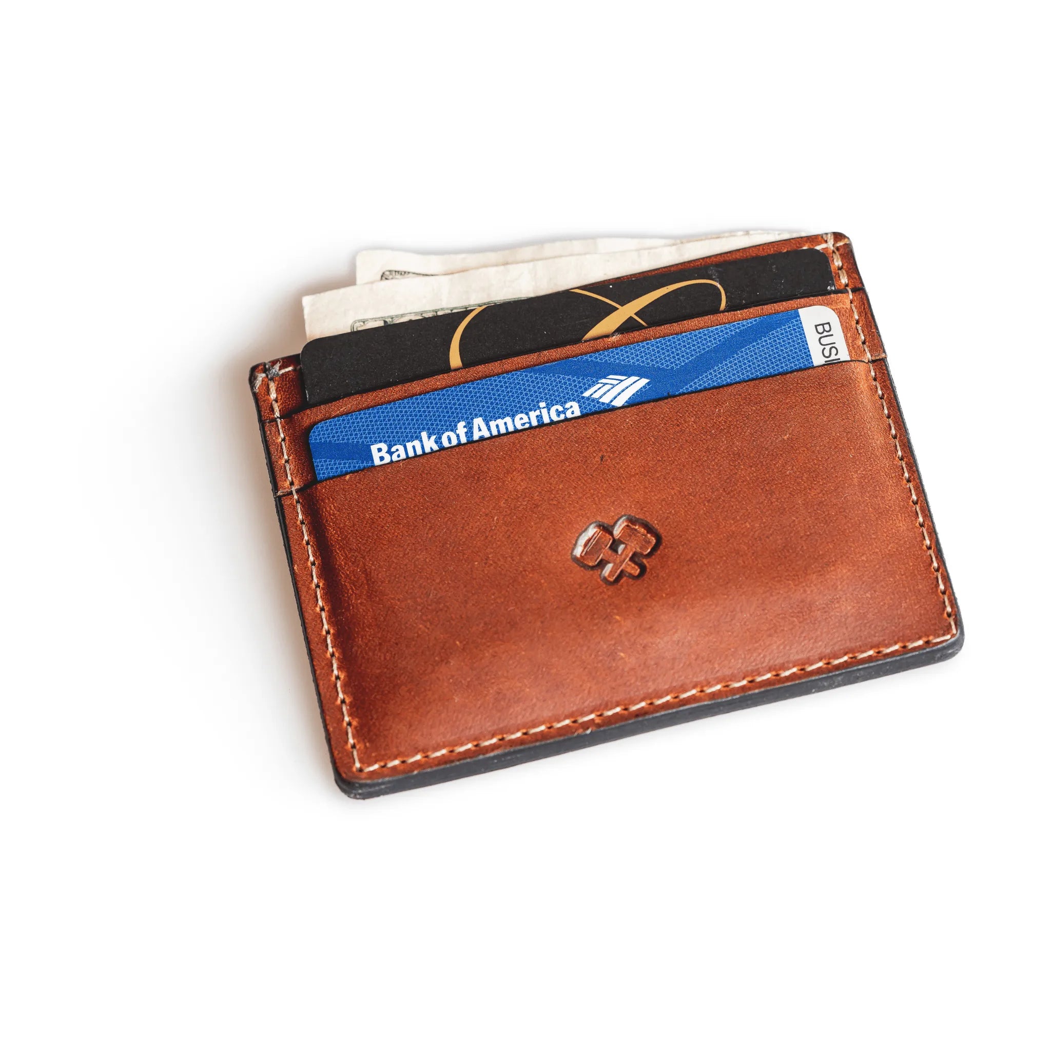 Men's Slim Front Pocket Wallet with 5 Slots