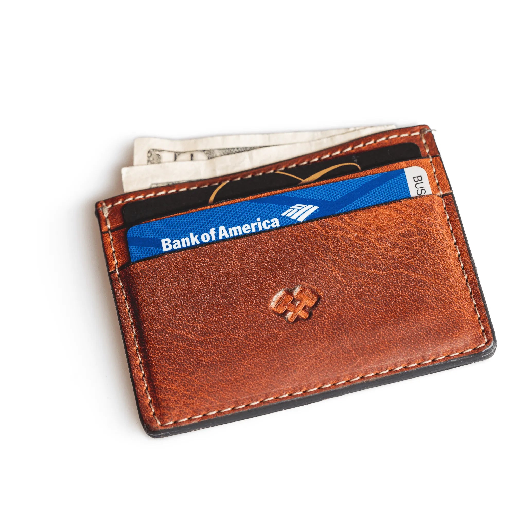 Men's Slim Front Pocket Wallet with 5 Slots