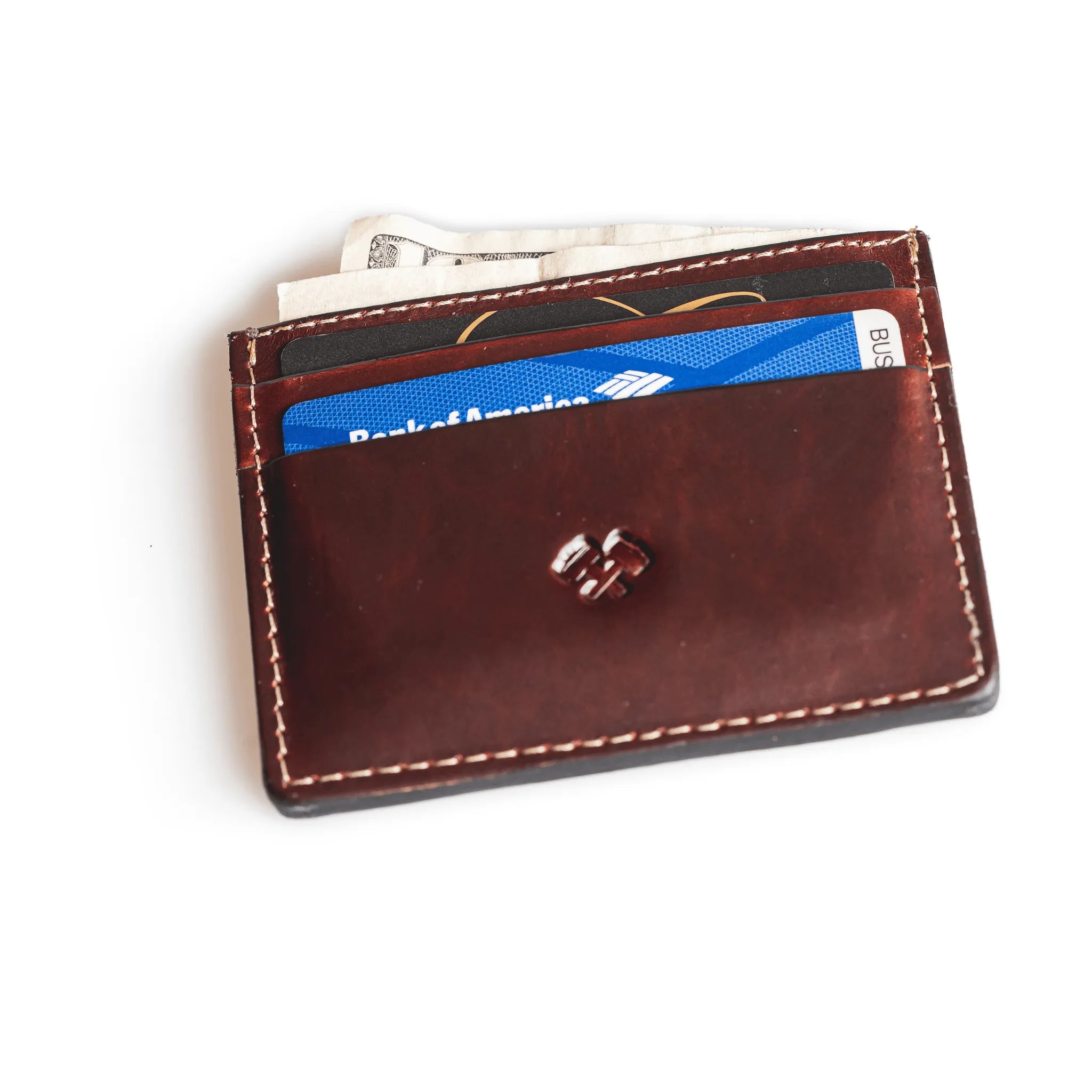 Men's Slim Front Pocket Wallet with 5 Slots