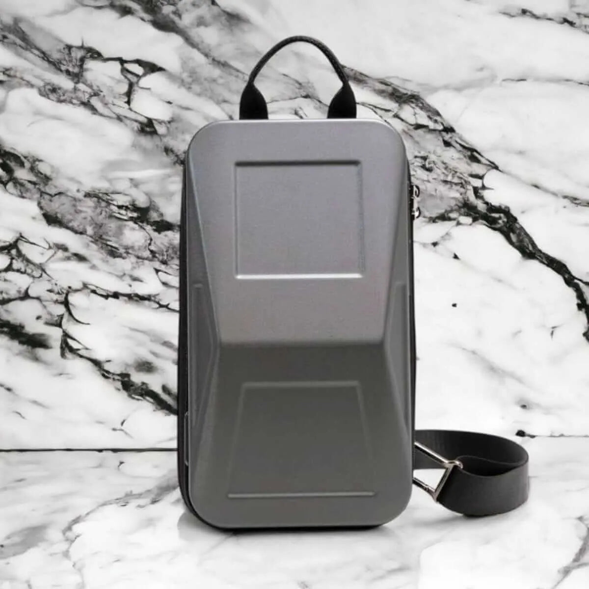 Cyber Sling: Tesla Cybertruck-inspired (7l, Usb Port, Crossbody, Tsa Lock, Messenger Bag)