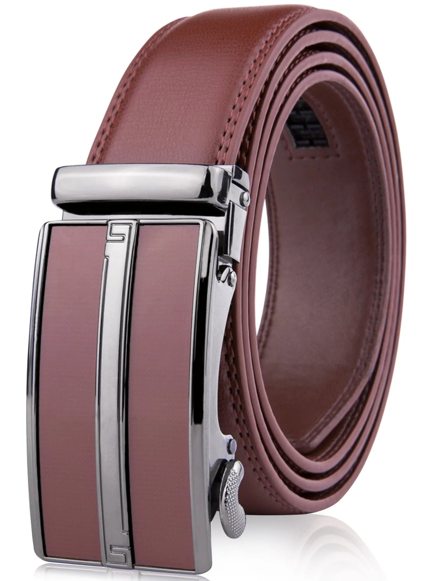 Microfiber Leather Ratchet Belt