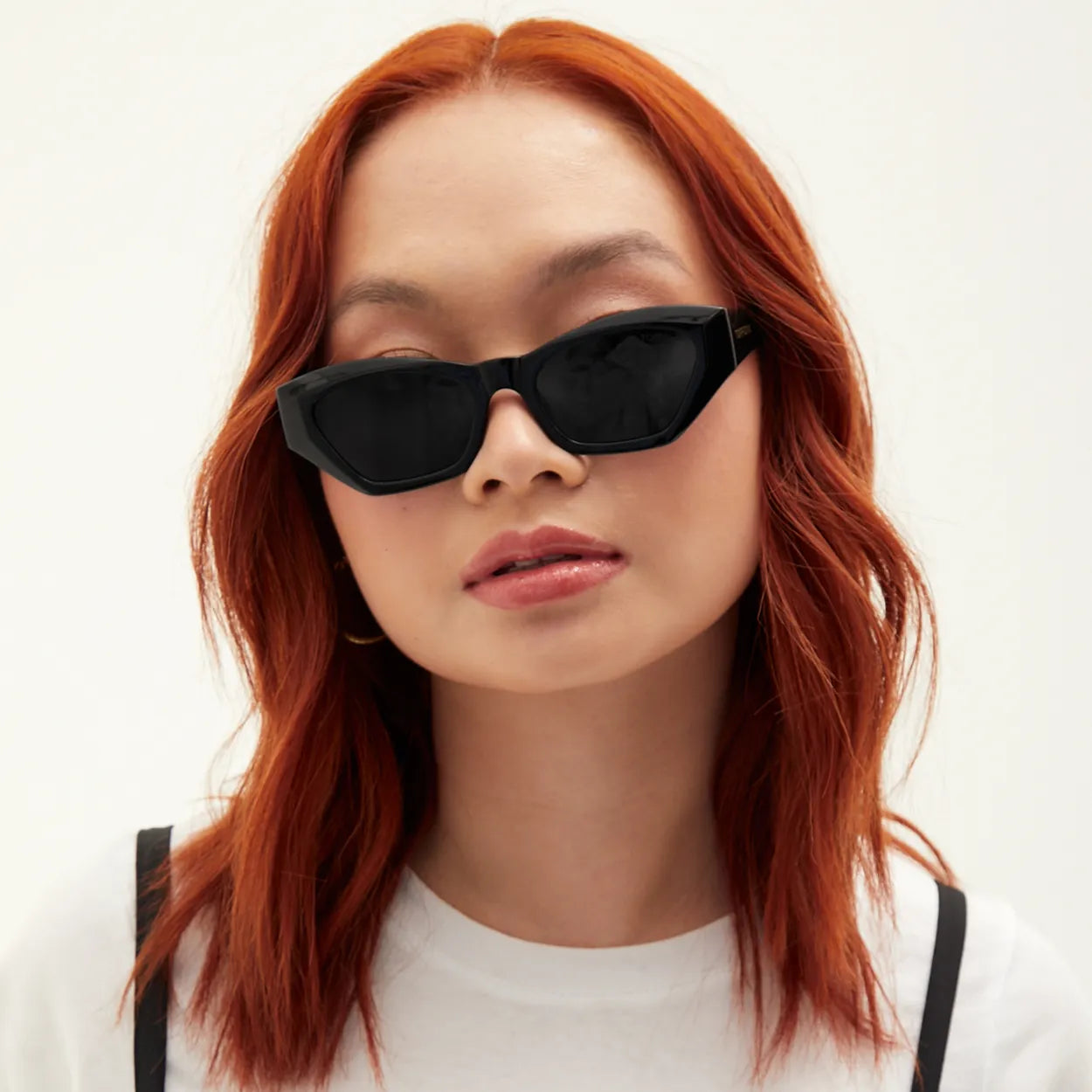 Cat Eye Sunglasses - Black