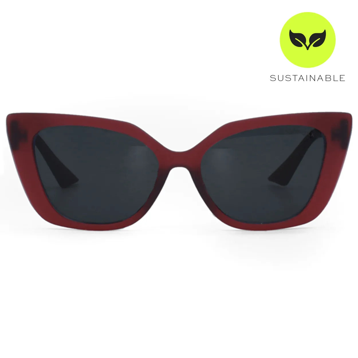 Sustainable SOPHIA Sunglasses - Ruby