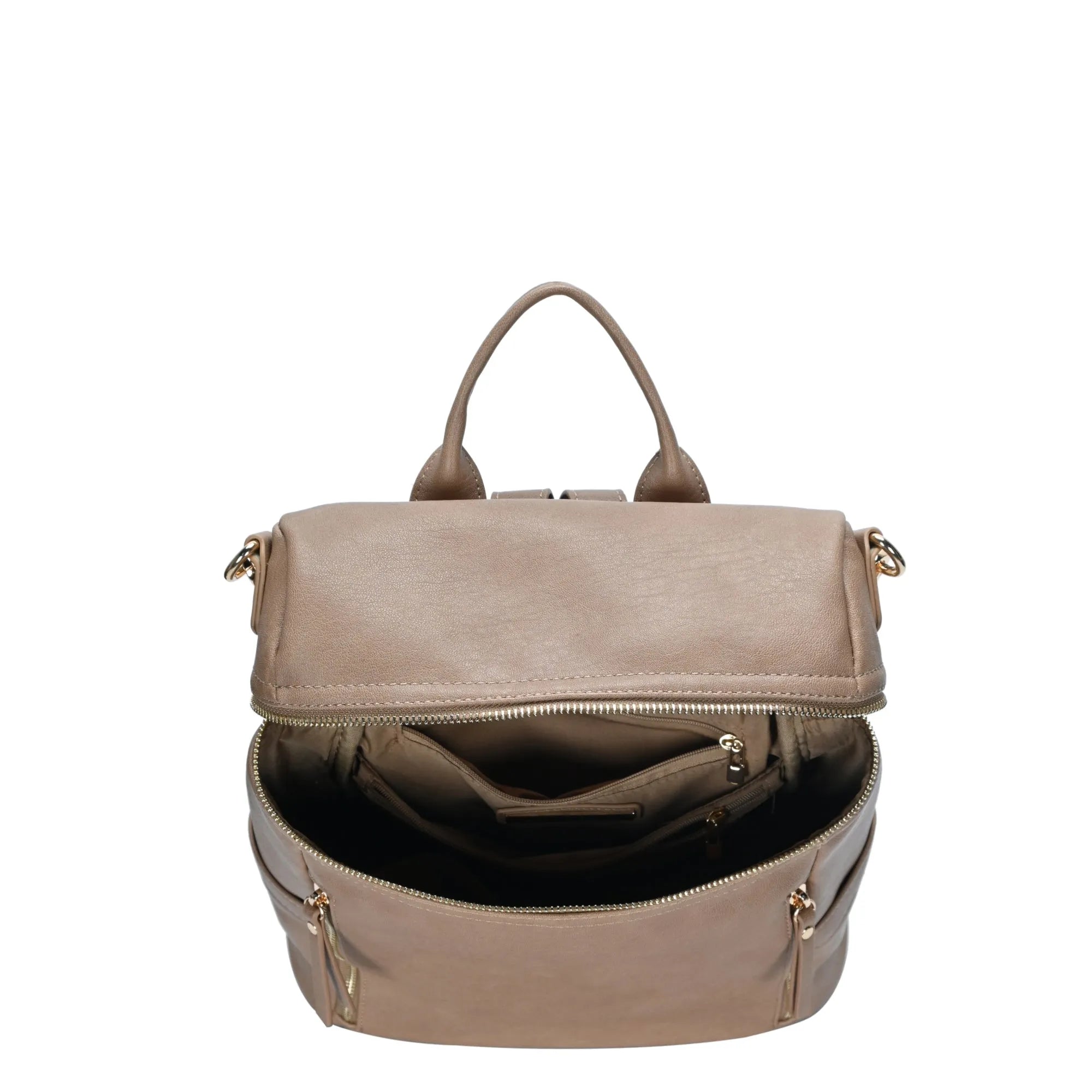 Nyra Webbing Strap Convertible Backpack