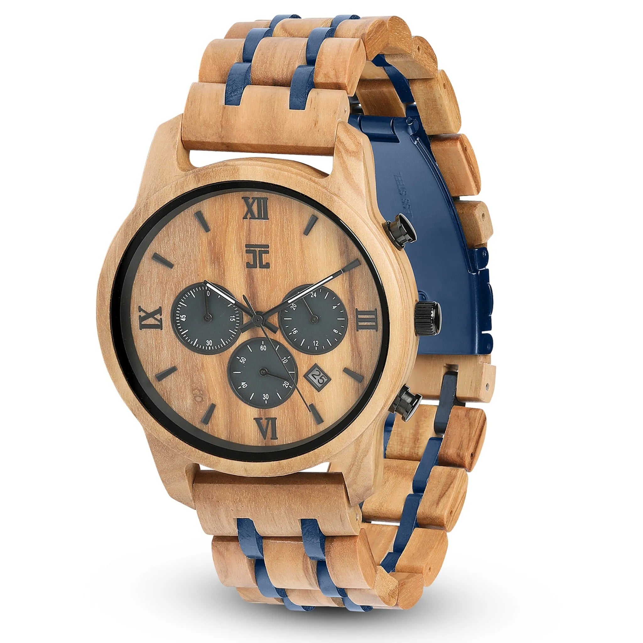 Oliver Men's Watch | Olive Wood Chronograph