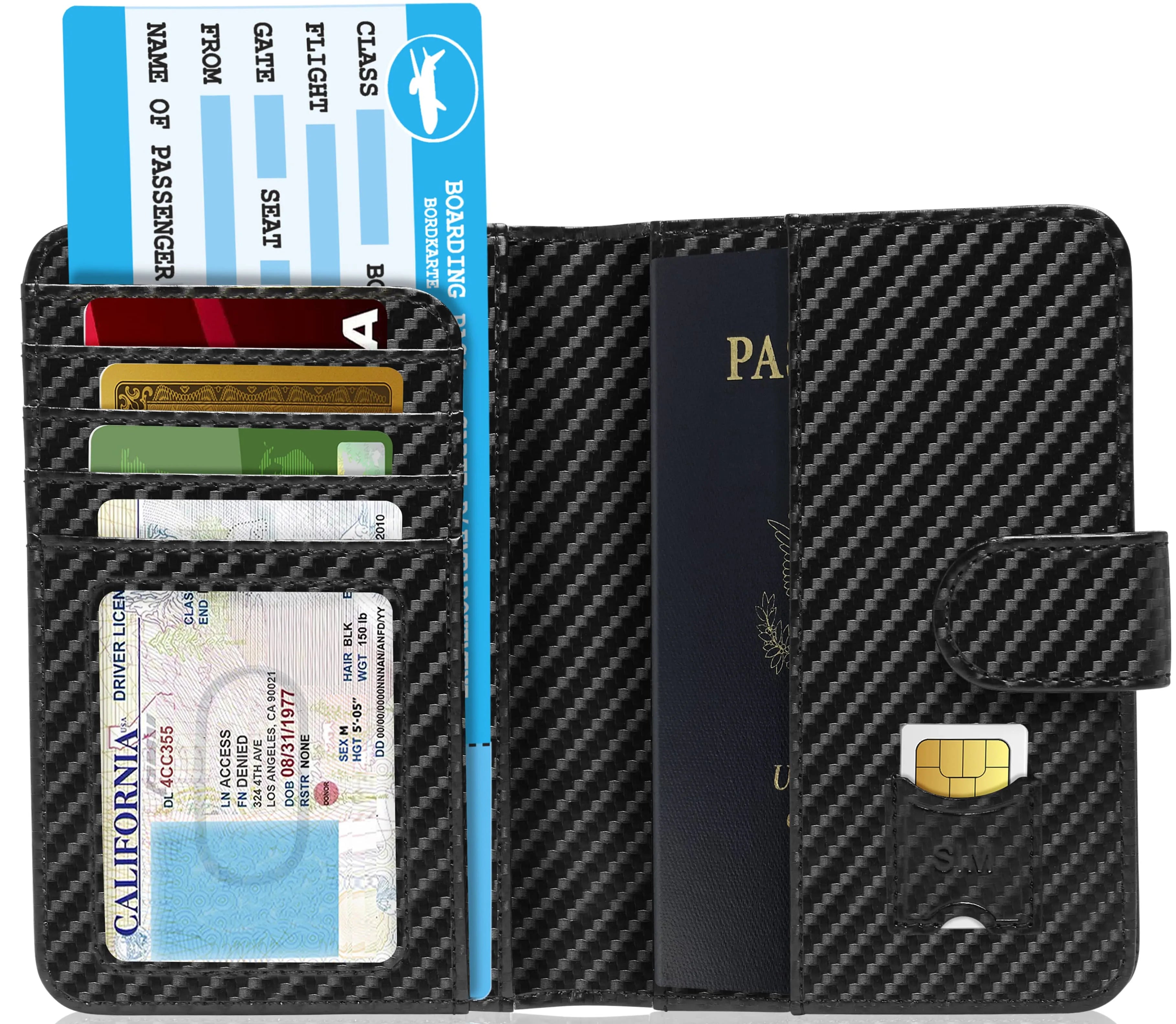 Vegan Leather Passport Holder