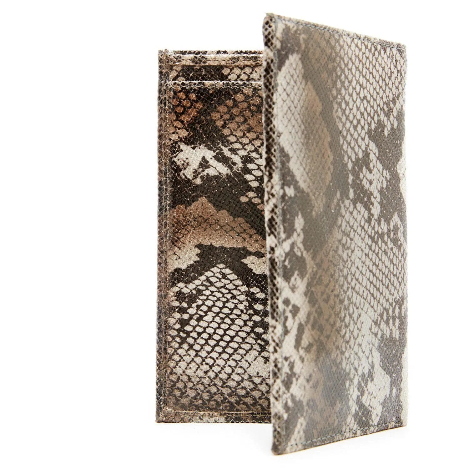 Leather Snakeskin Passport Holder