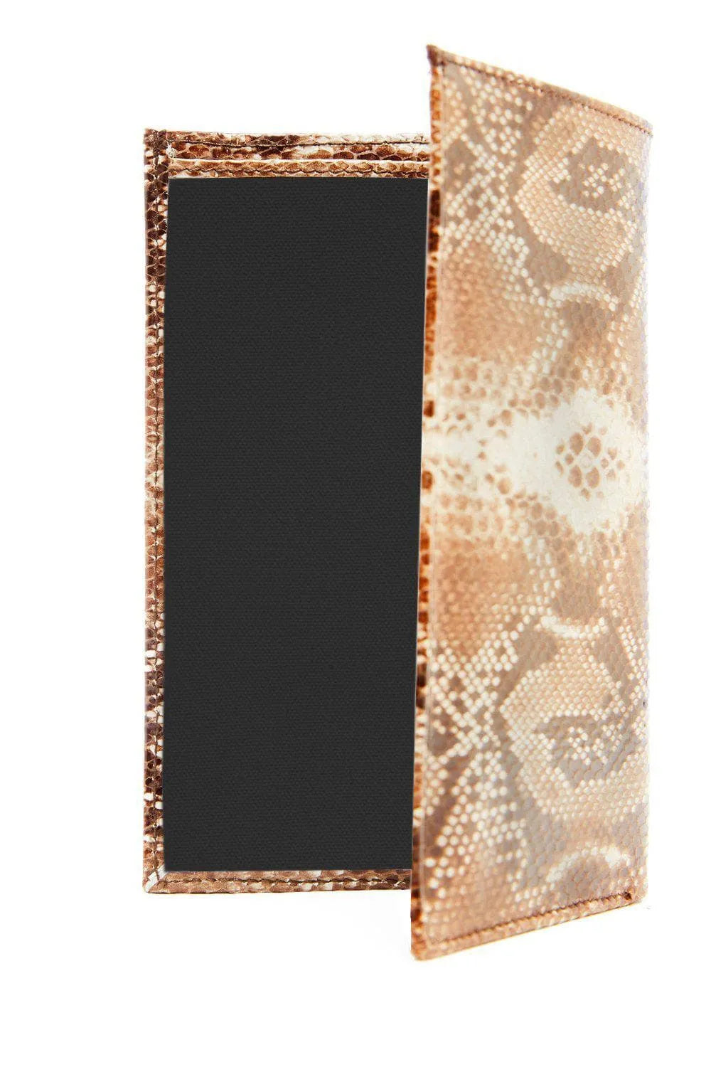 Leather Snakeskin Passport Holder
