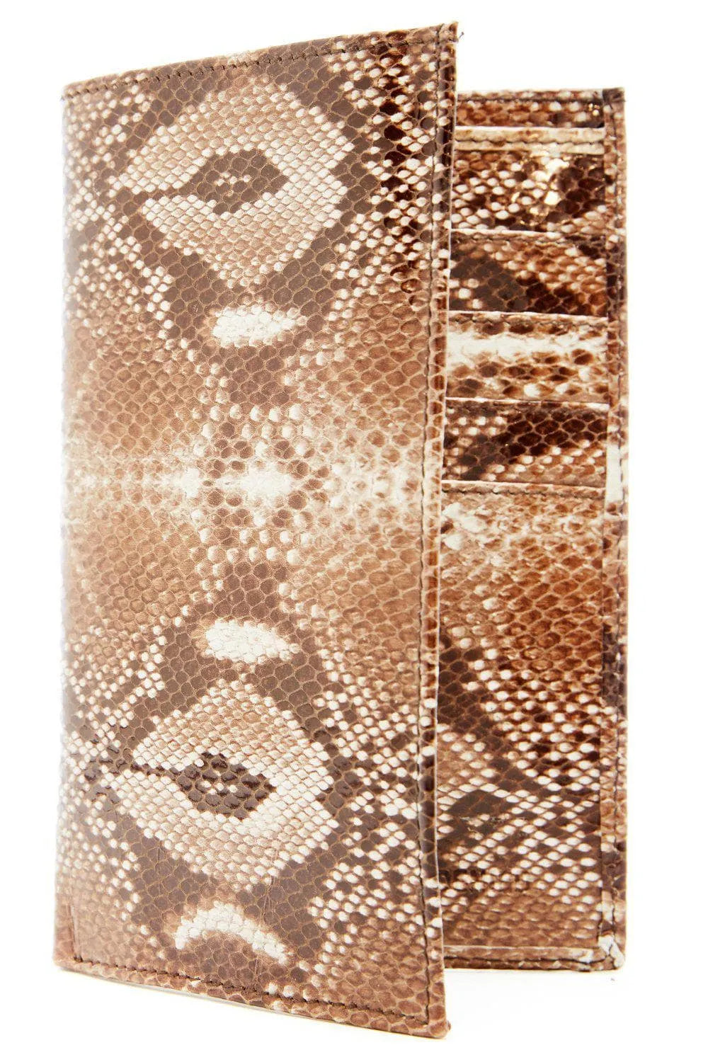 Leather Snakeskin Passport Holder