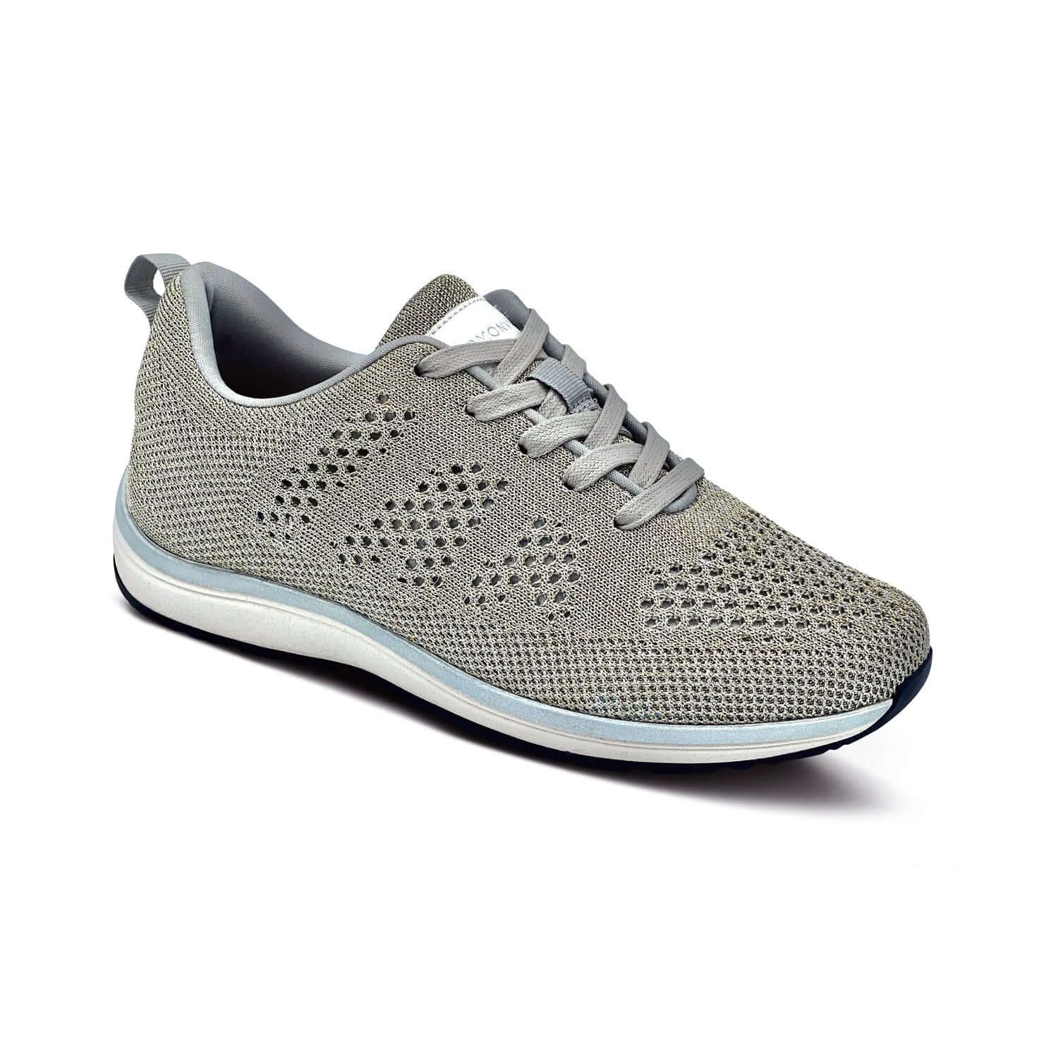 Pamela Lace-Up Grounding Shoes • Platinum Knit
