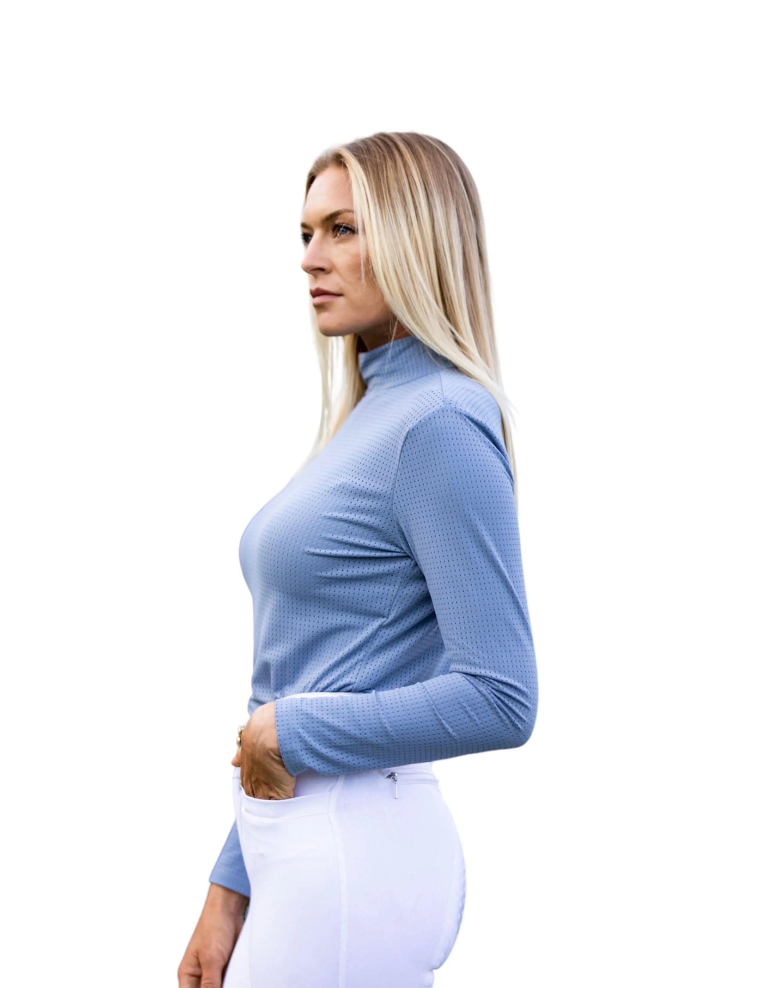 Alesia Long Sleeve Shirt – Breathable & Form-Flattering