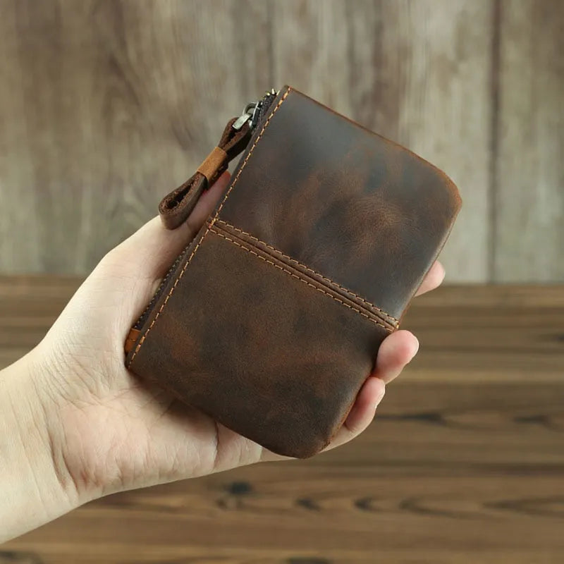 The Cael | Handmade Leather Coin Purse