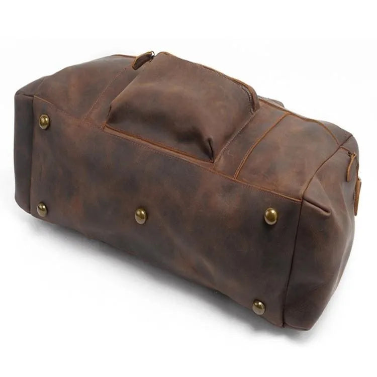 The Asta Weekender | Handcrafted Leather Duffel Bag