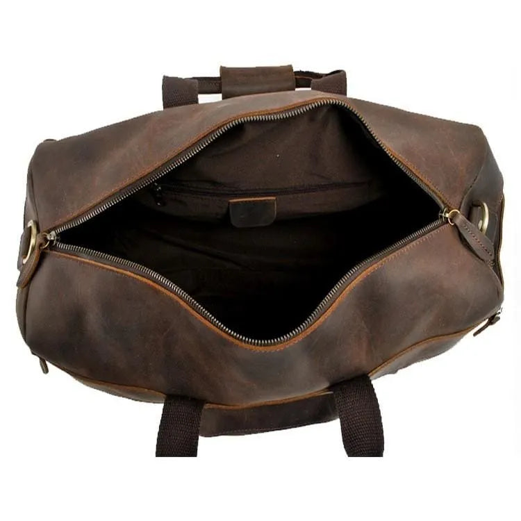 The Asta Weekender | Handcrafted Leather Duffel Bag