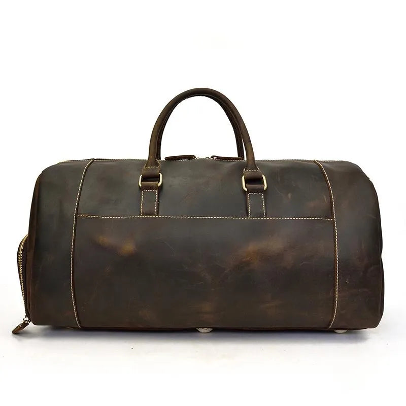 The Bard Weekender | Handmade Leather Duffel Bag