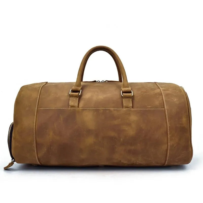 The Bard Weekender | Handmade Leather Duffel Bag