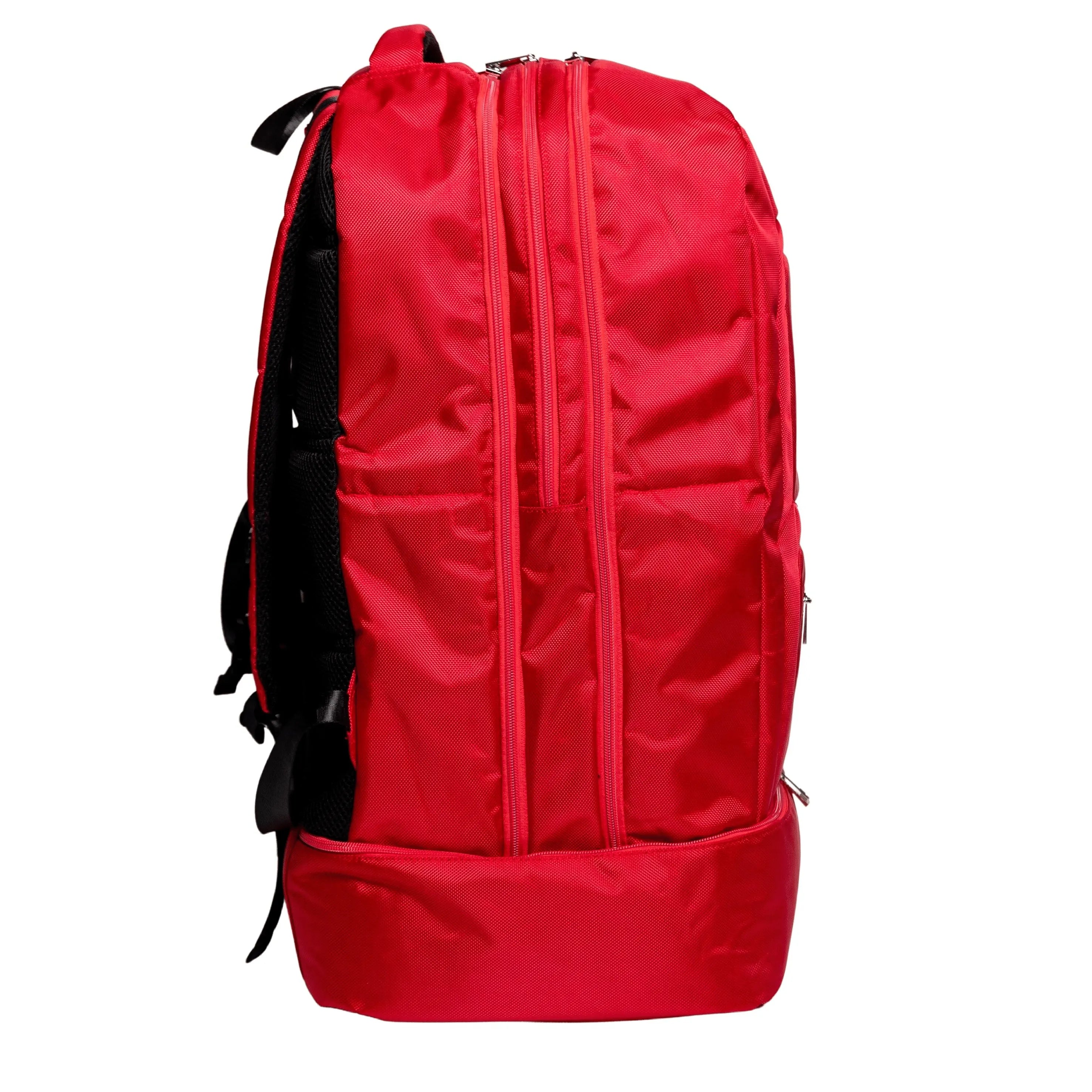 Red Polyester Signature Backpack Bag