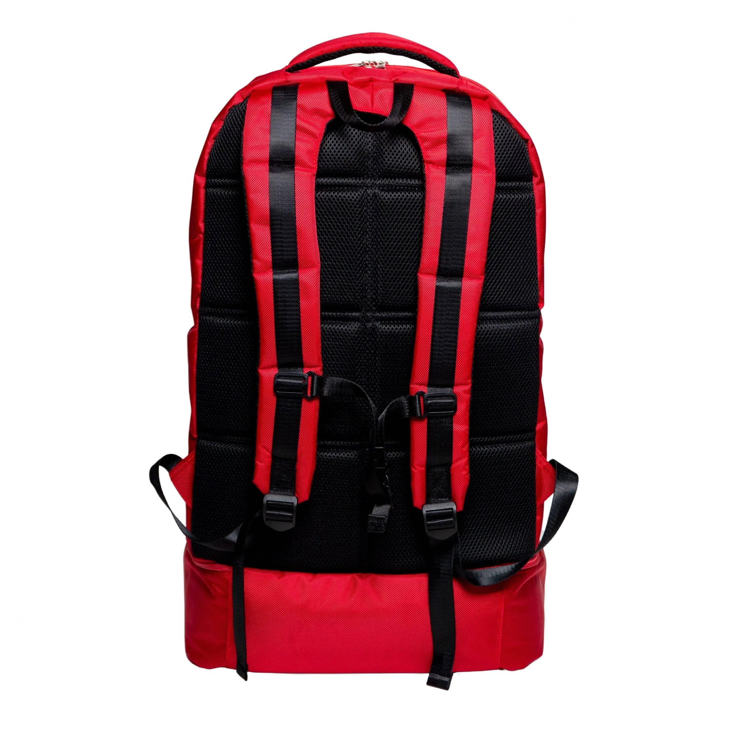 Red Polyester Signature Backpack Bag