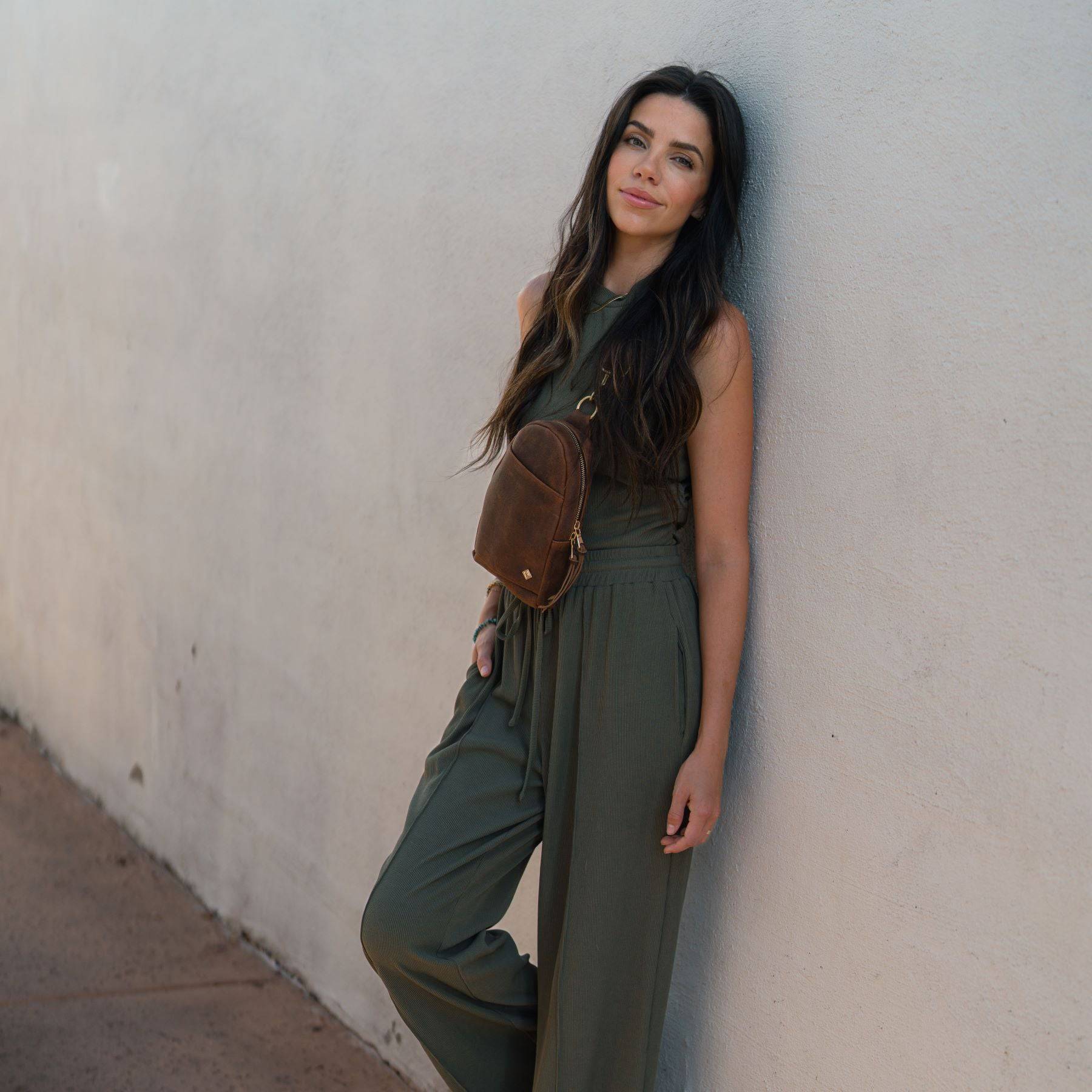 Stylish Leather Sling Bag for Women