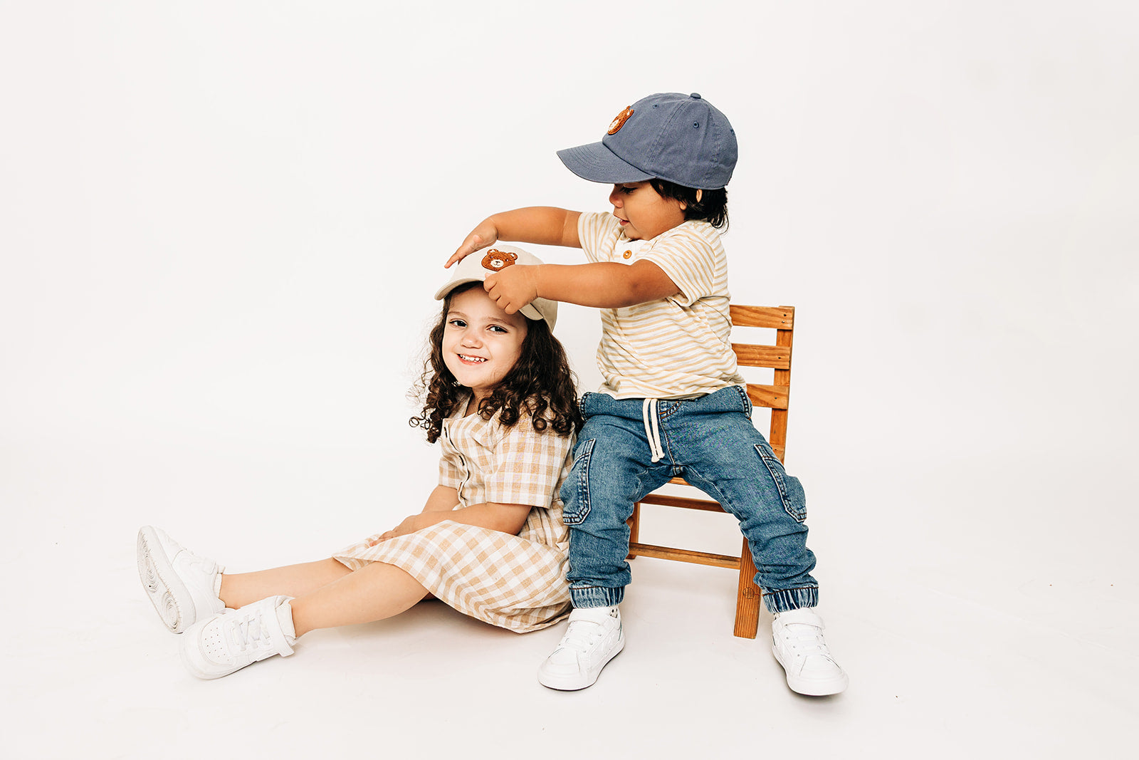 Teddy Bear Patch Baseball Hat