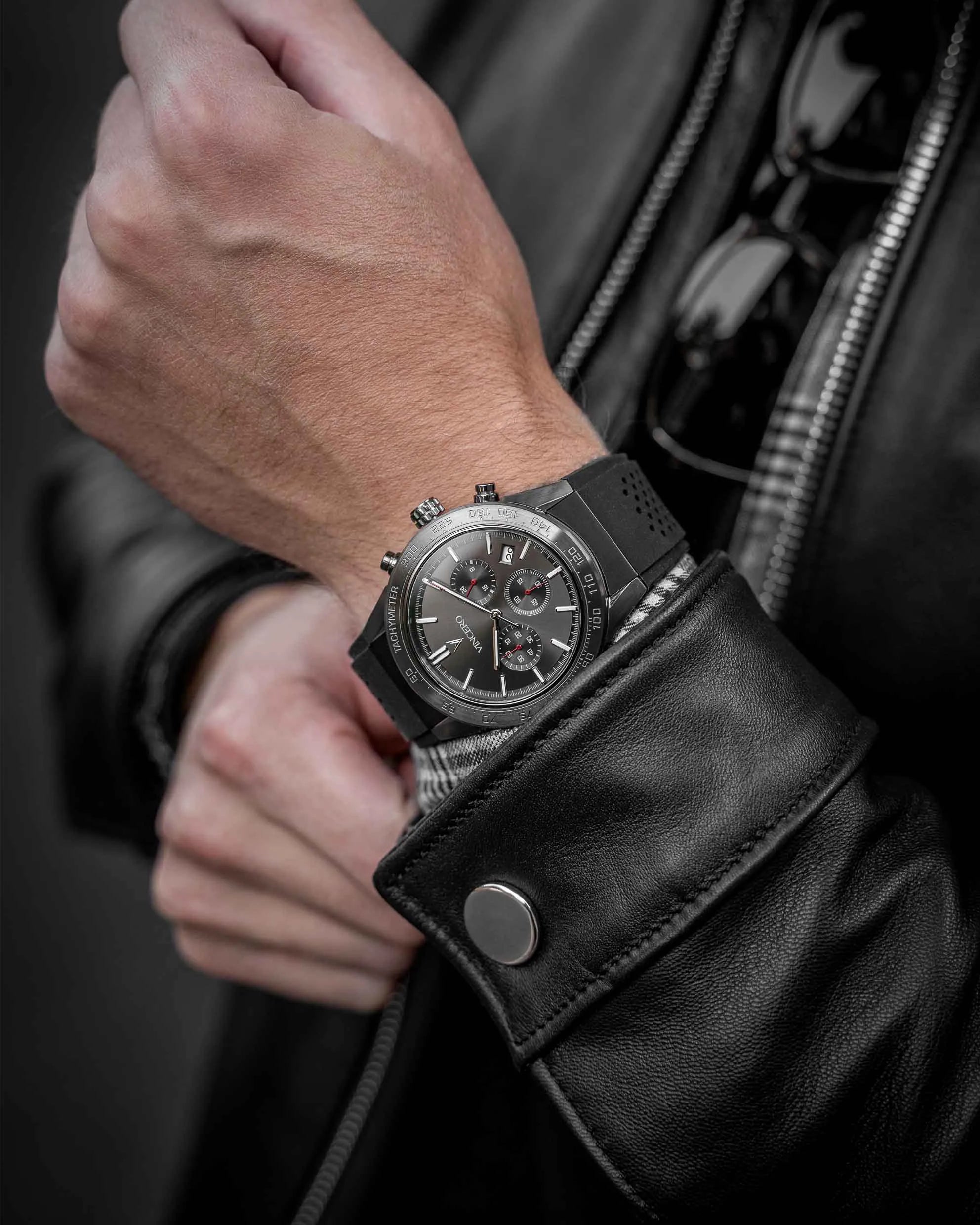 The Rogue Men's Watches - Gunmetal/Red