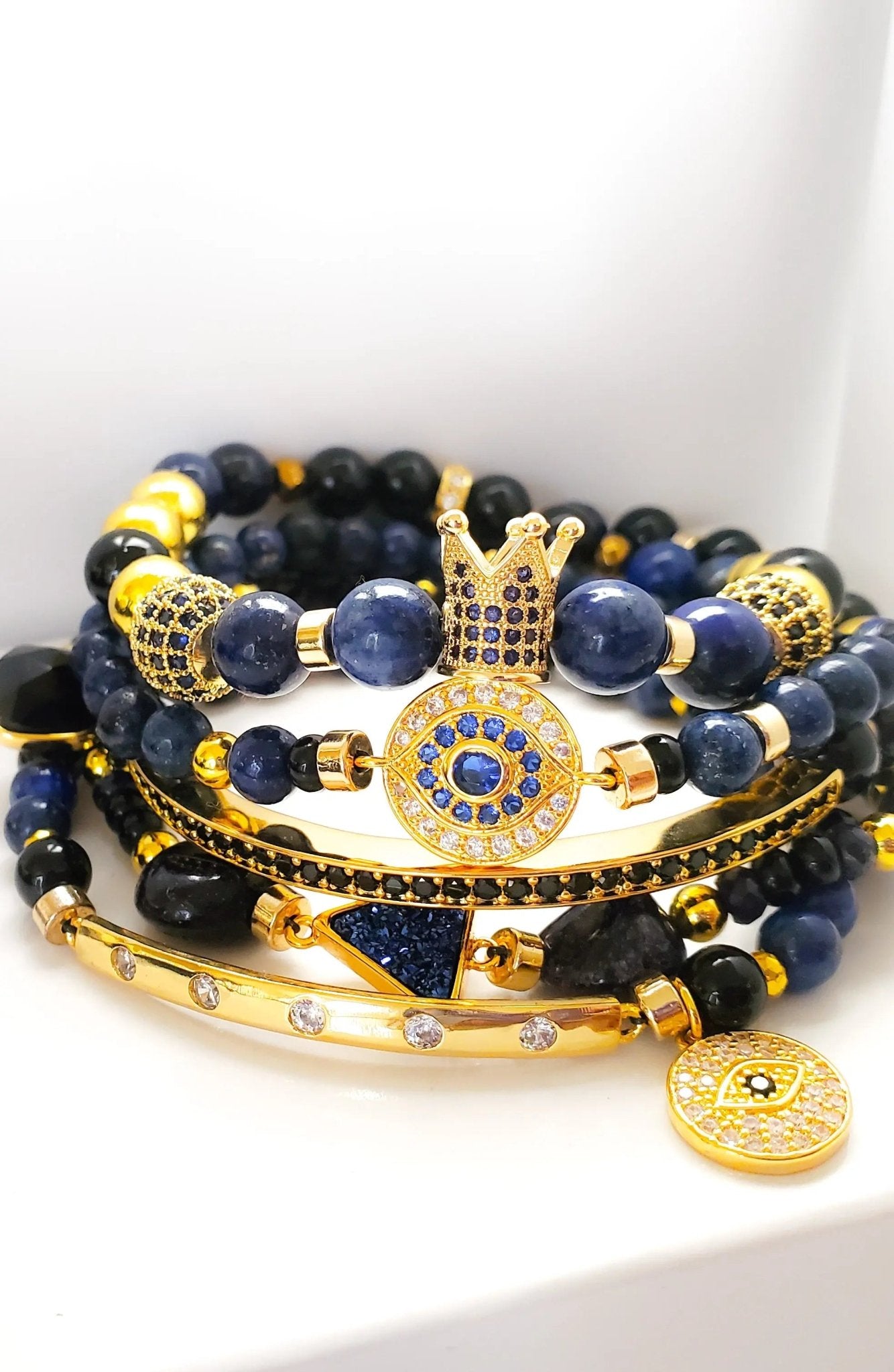 " Royalty" Crown Bracelet Set