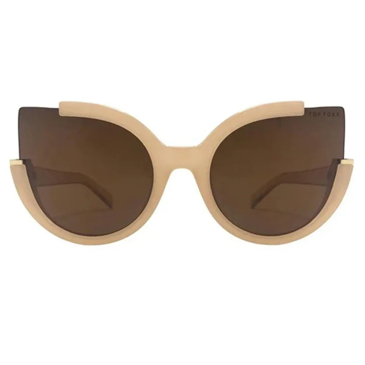 Sustainable Chloe Sunglasses - Nude - Brown