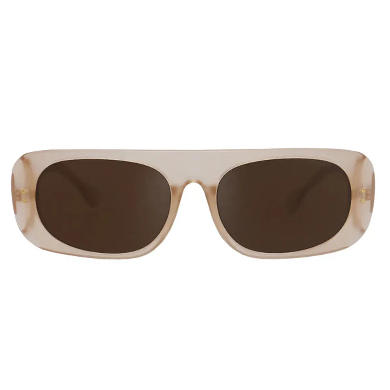 Claim It Sunglasses - Clear Brown