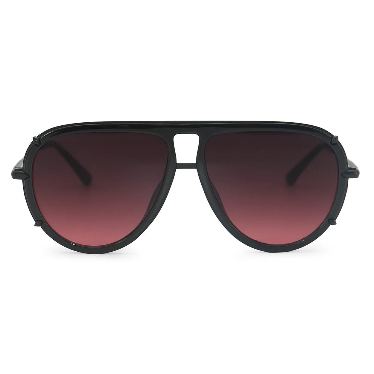 Ivy Luxe - Ruby Tangle-Free Round Aviator Sunglasses