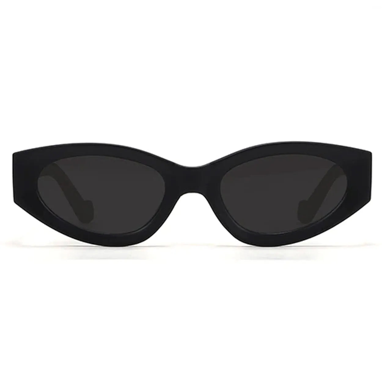 Kat x Money Moves - Black Cateye Sunglasses