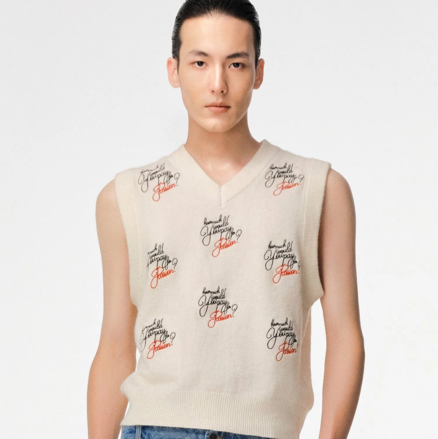 "How much would you pay for passion?" Sweater Vest