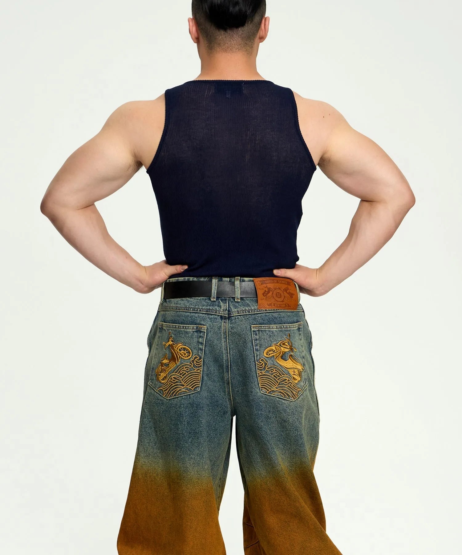 Saigonagram Sheer Rib Knit Tank Top