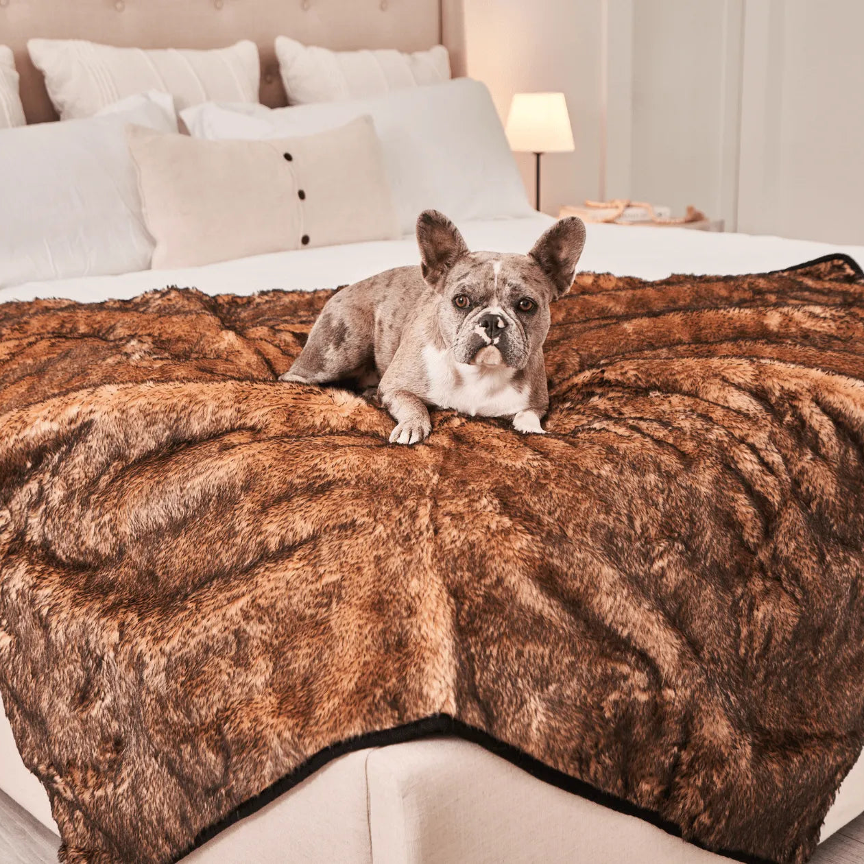 PupProtector™ Short Fur Waterproof Throw Blanket - Sable Tan