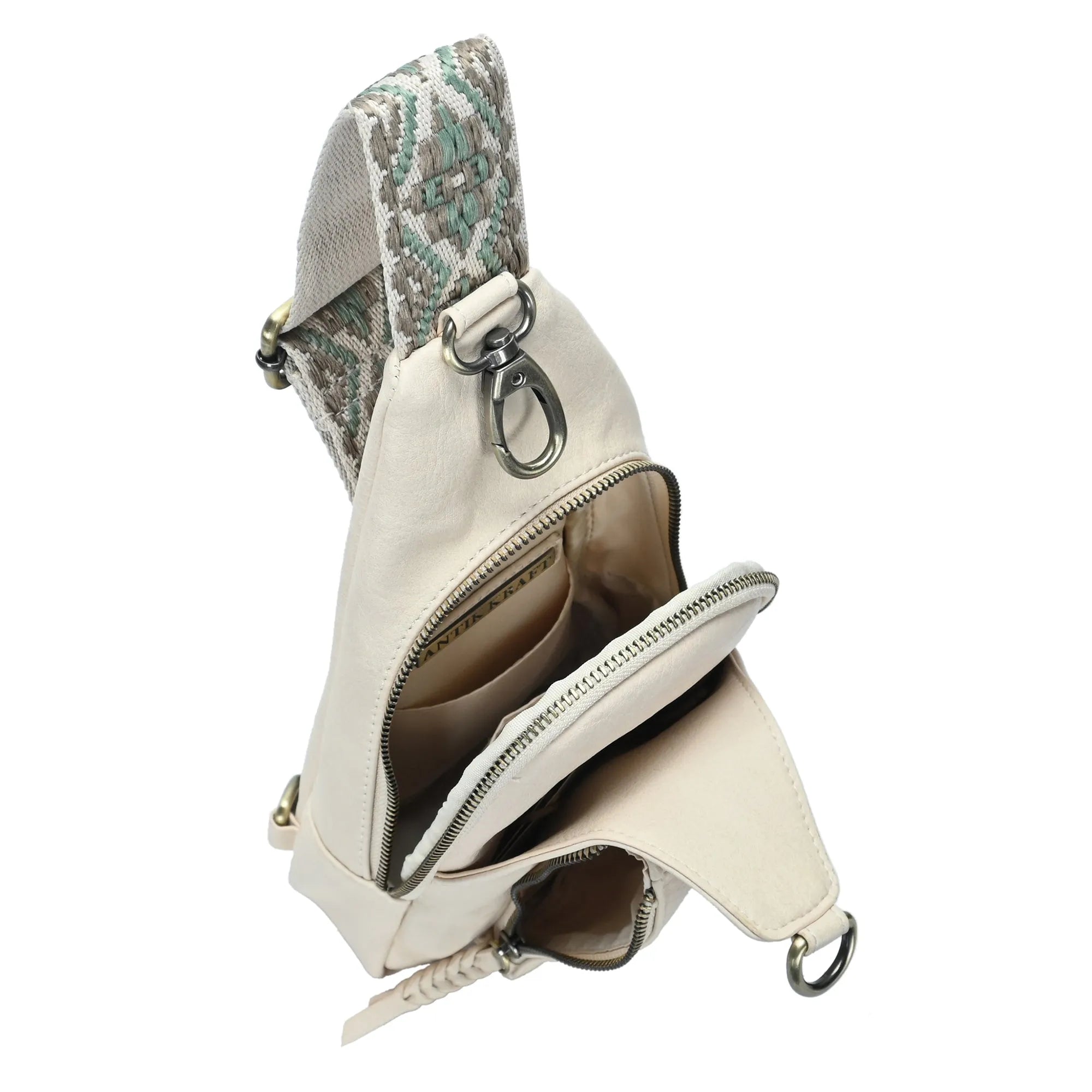 Tasha Webbing Strap Sling Bag