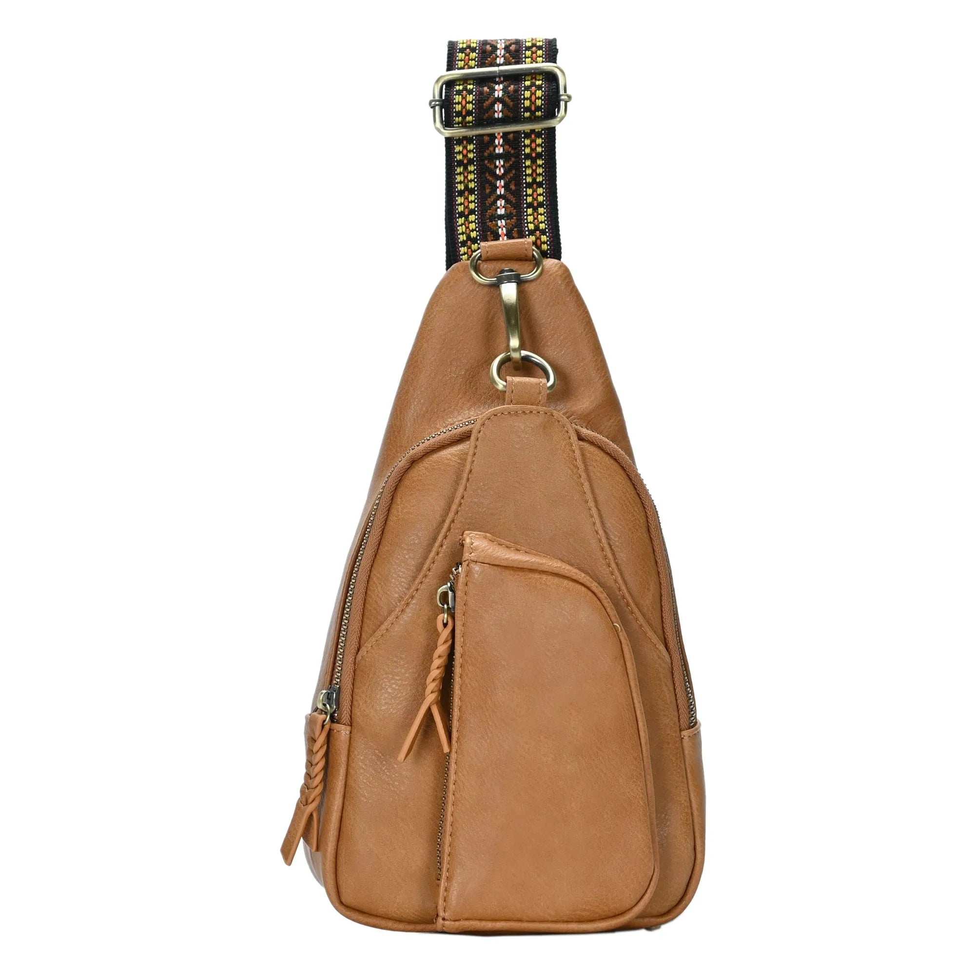 Tasha Webbing Strap Sling Bag