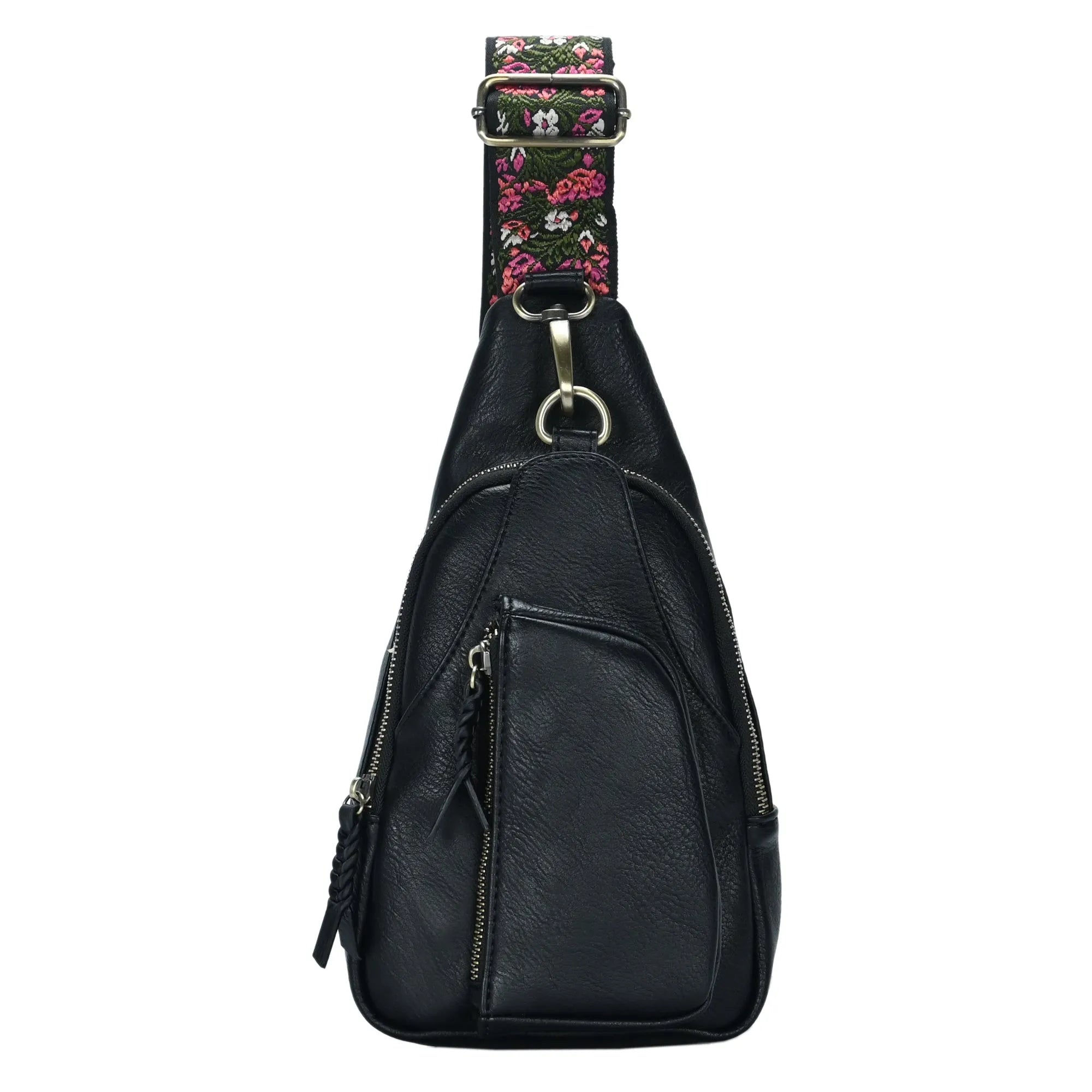 Tasha Webbing Strap Sling Bag