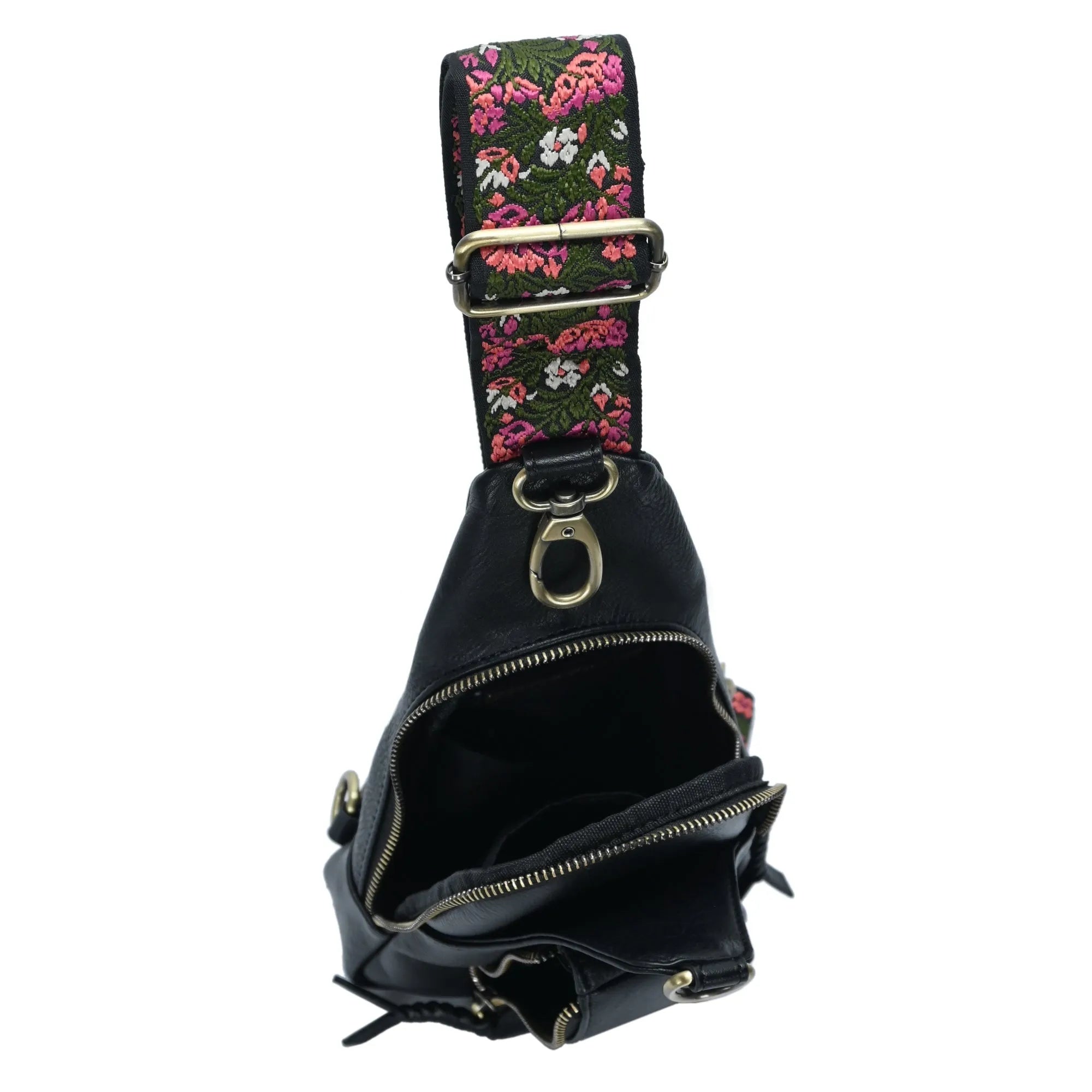 Tasha Webbing Strap Sling Bag