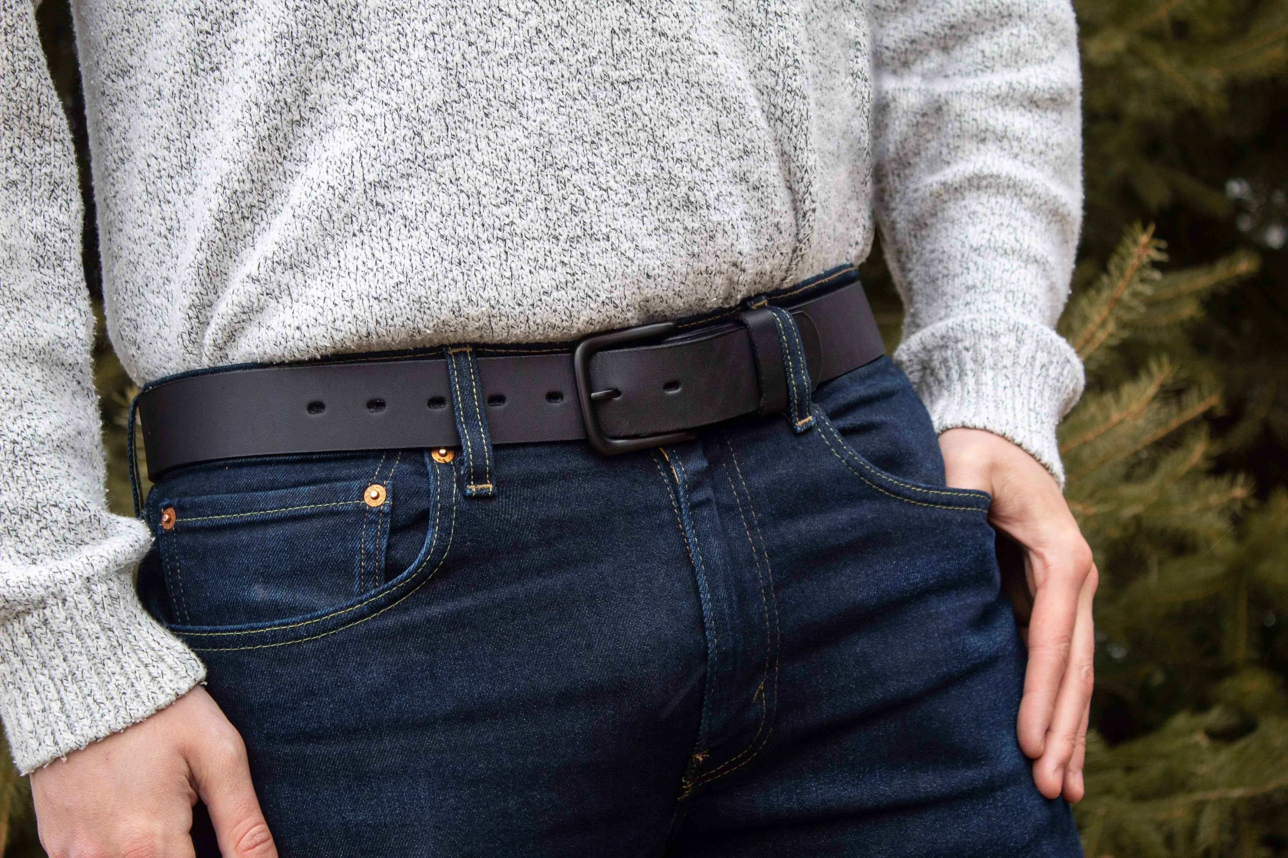 The Huntsman Belt – Durable Full Grain Leather Everyday Belt