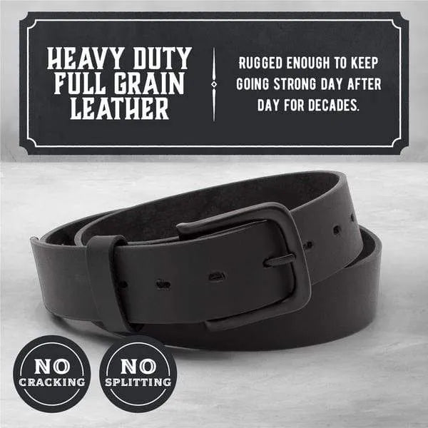 The Huntsman Belt – Durable Full Grain Leather Everyday Belt