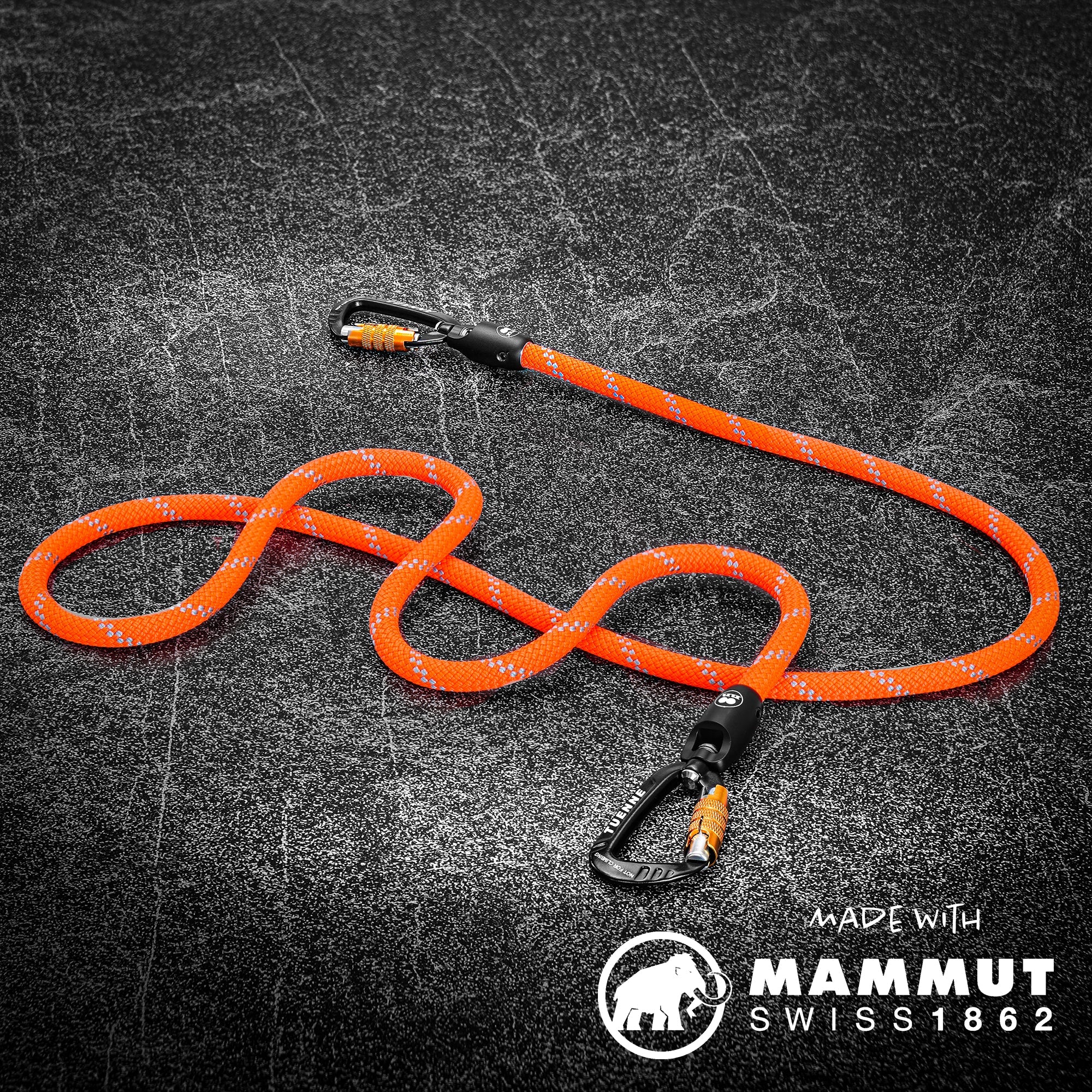 Customizable Double Ended Go Anywhere© Dog Leash – 3–7ft | Tuenne