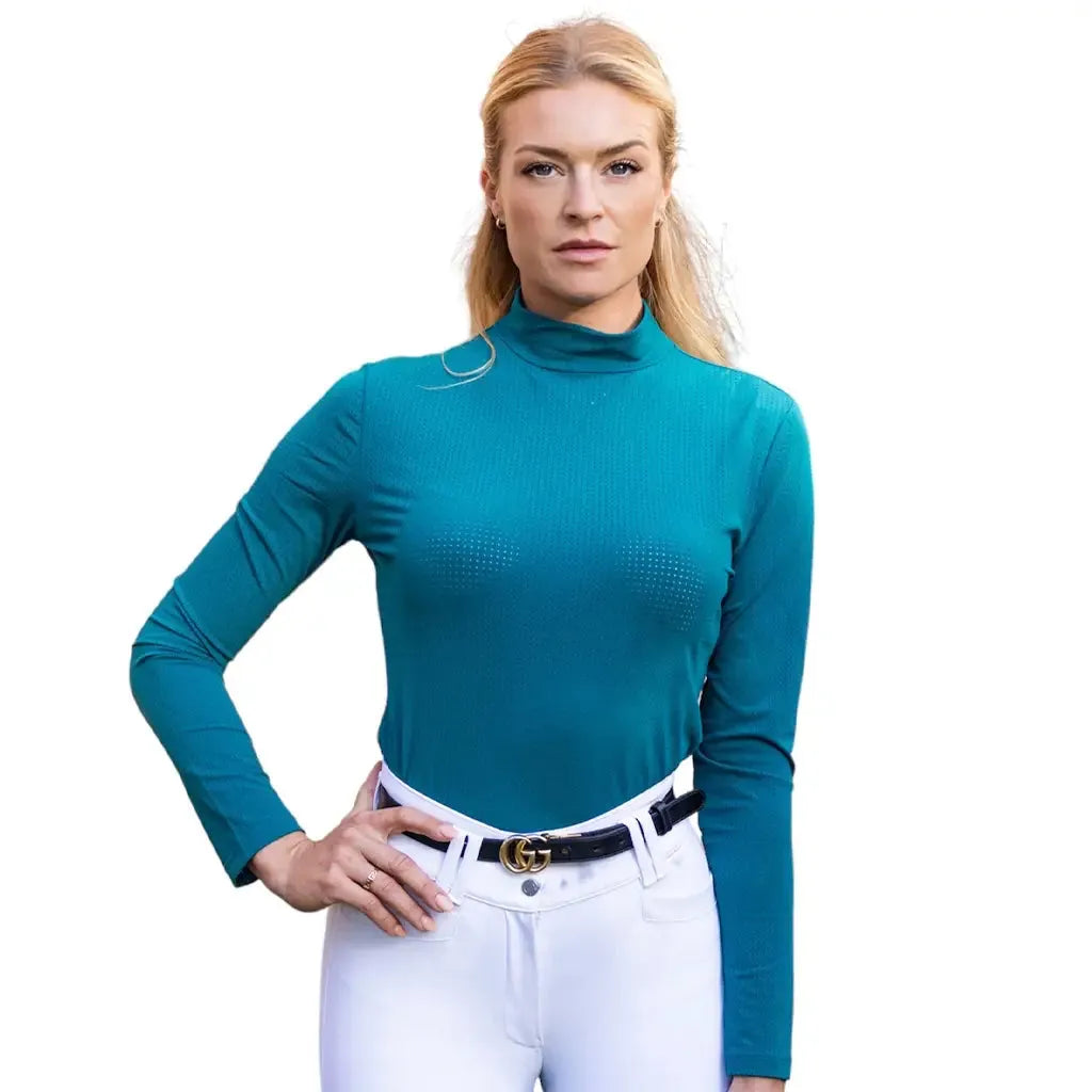Alesia Long Sleeve Shirt – Breathable & Form-Flattering