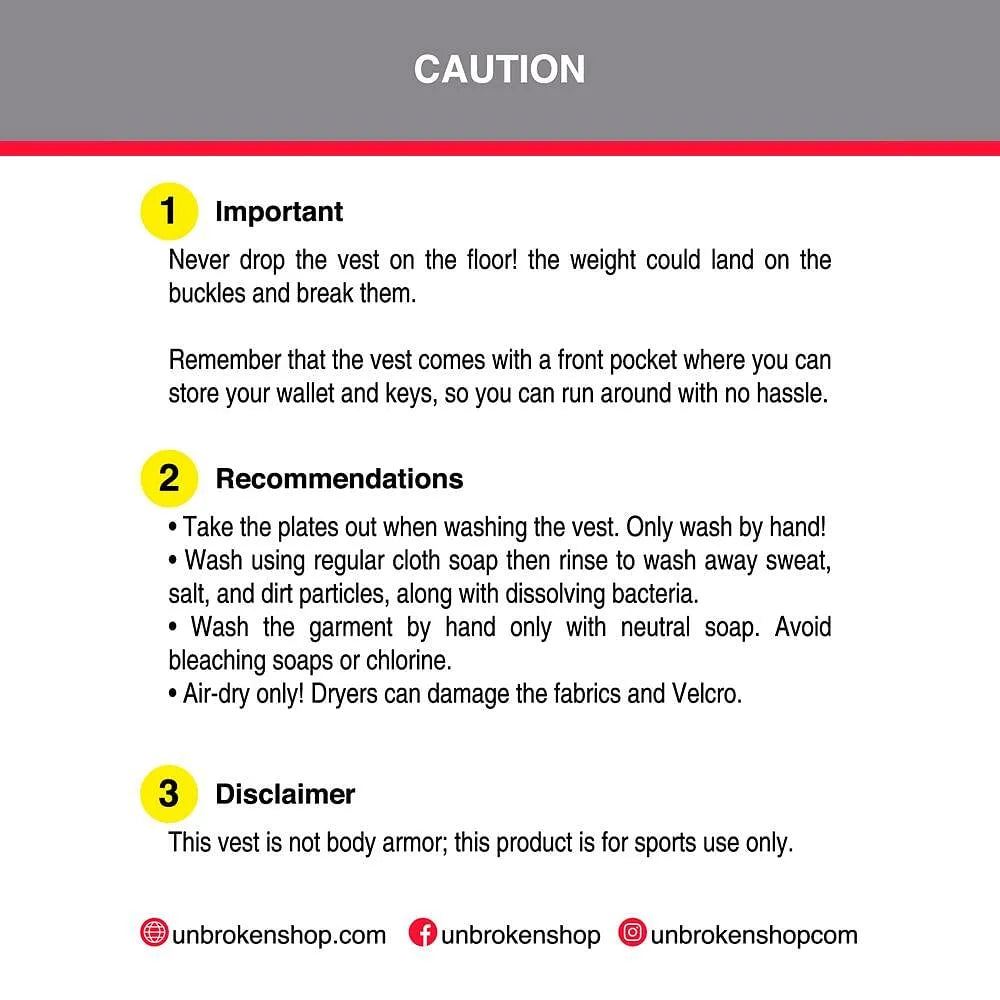 Classic Weighted Vest + Sand Plates