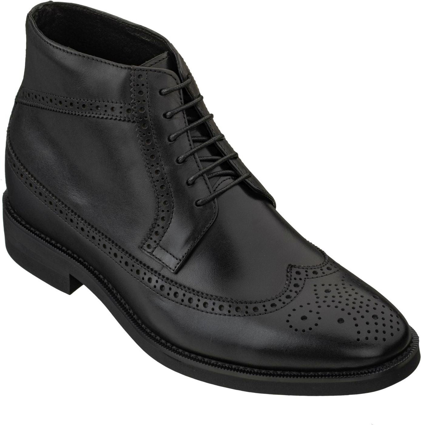 S27001 - 3.2 Inches Taller (Black) - Lightweight Men's Boots